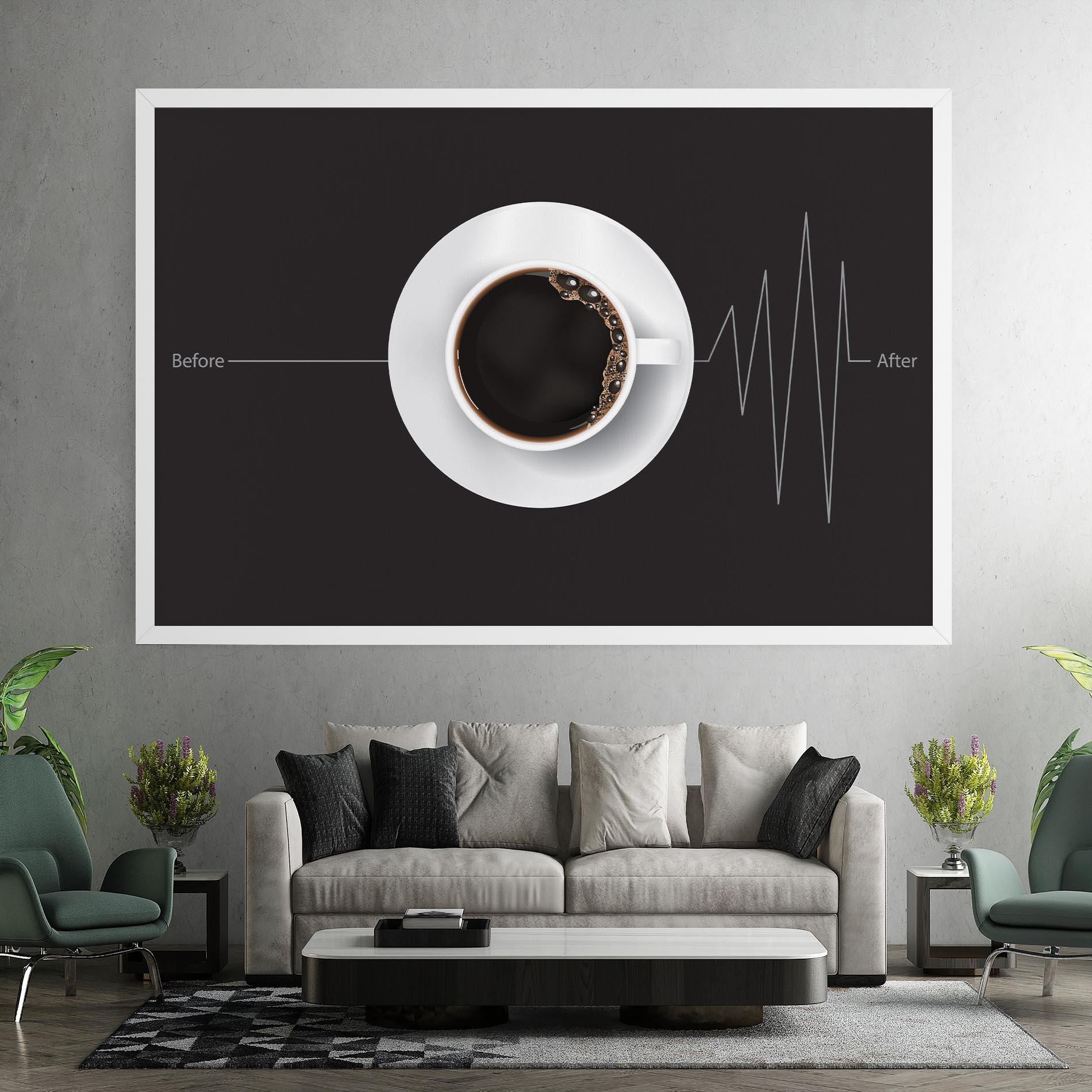 Картина на платно After Coffee mockup 7