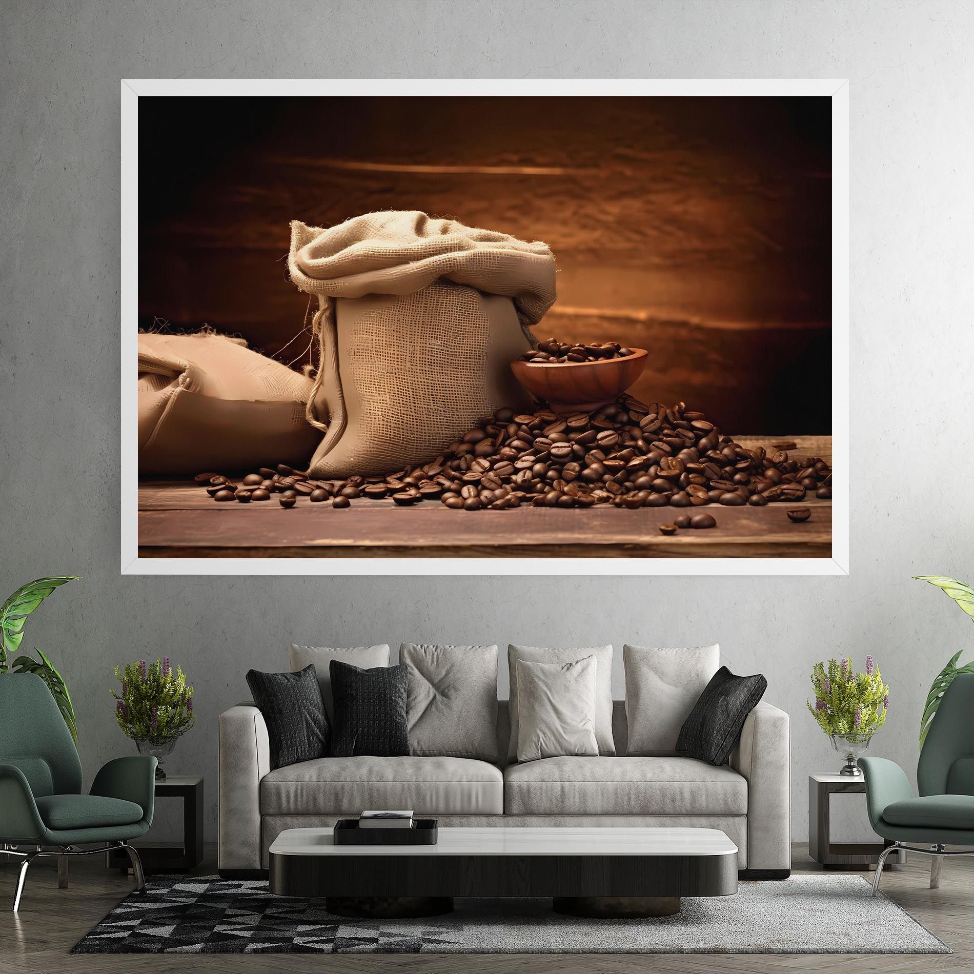 Big Bag Of Coffee Beans mockup 7