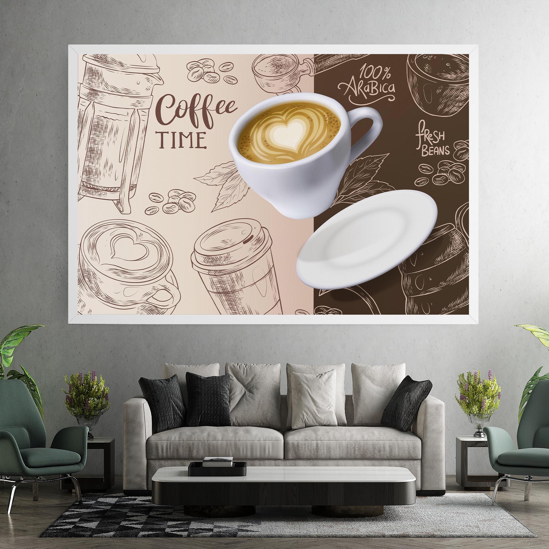 Картина на платно Coffee Time mockup 7