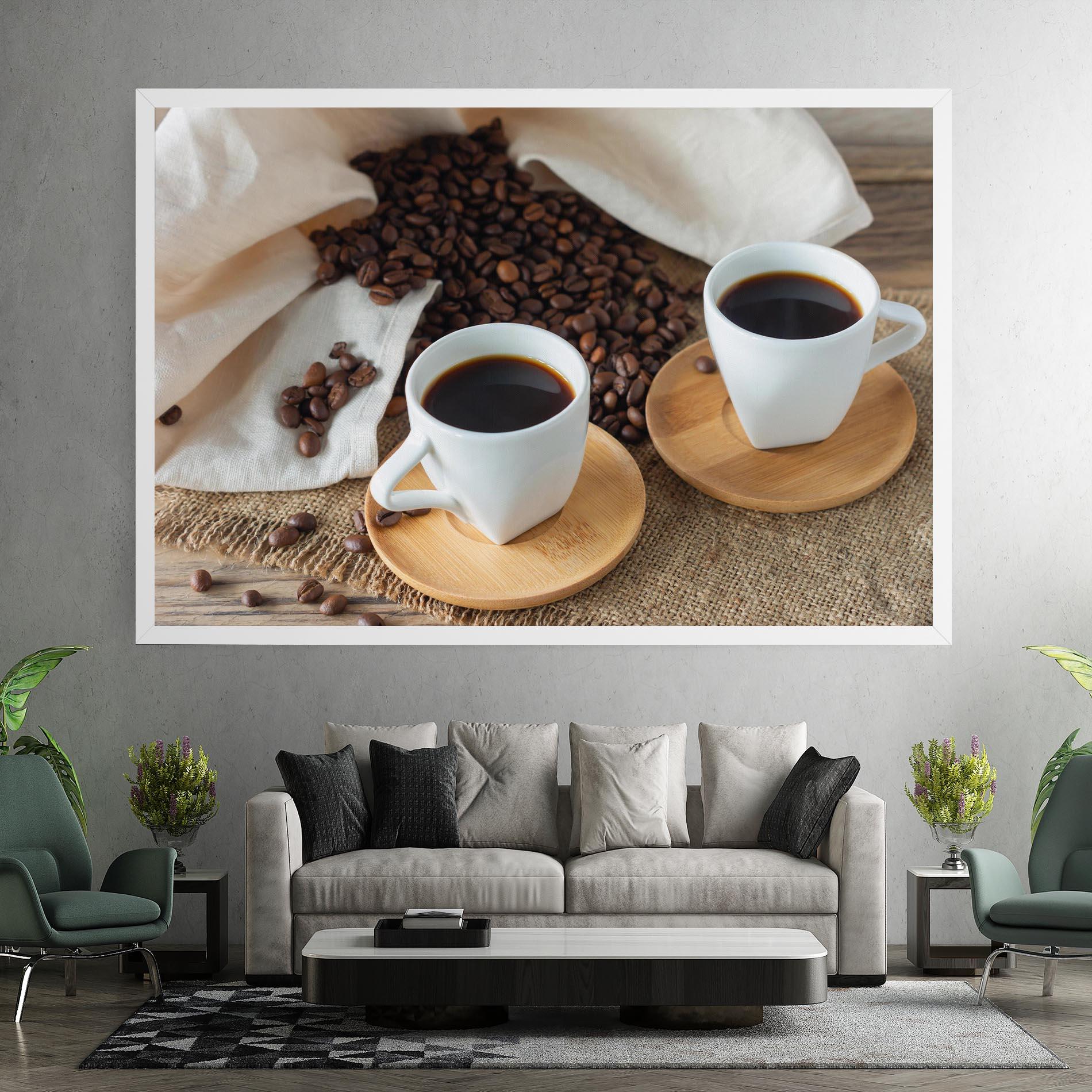 Картина на платно Fresh Espresso mockup 7