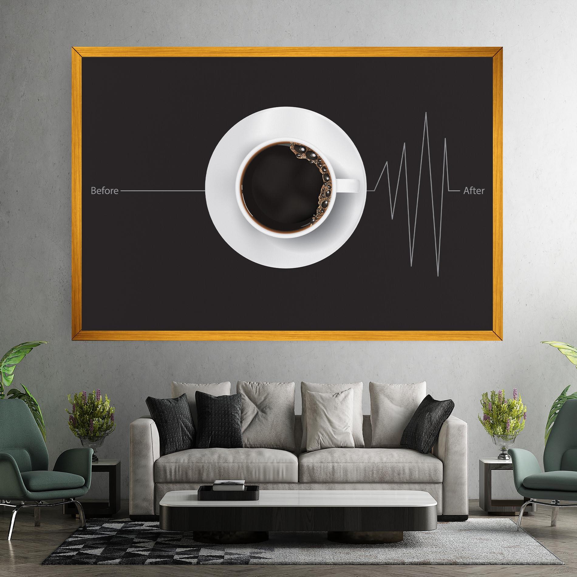 Картина на платно After Coffee mockup 7