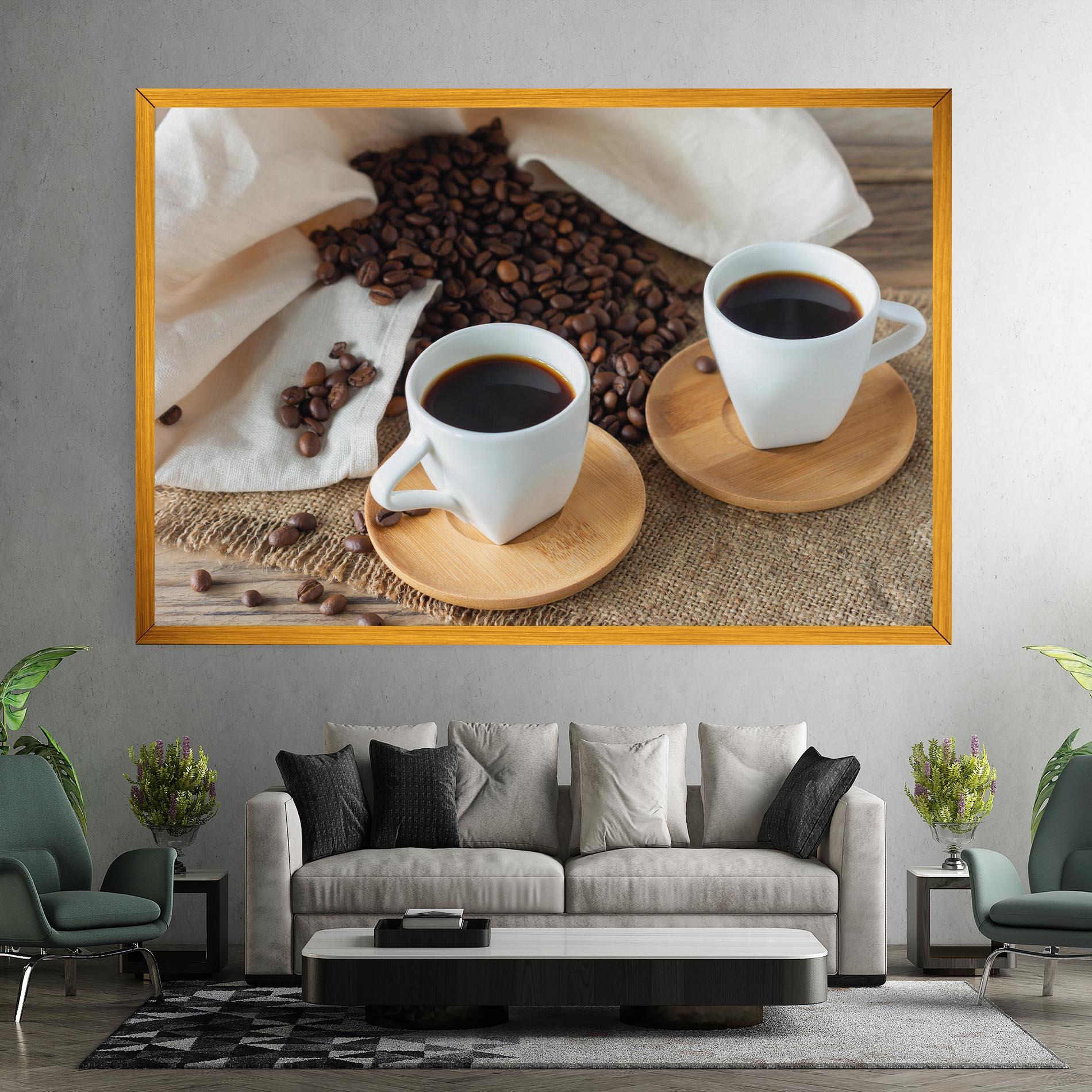 Картина на платно Fresh Espresso mockup 7