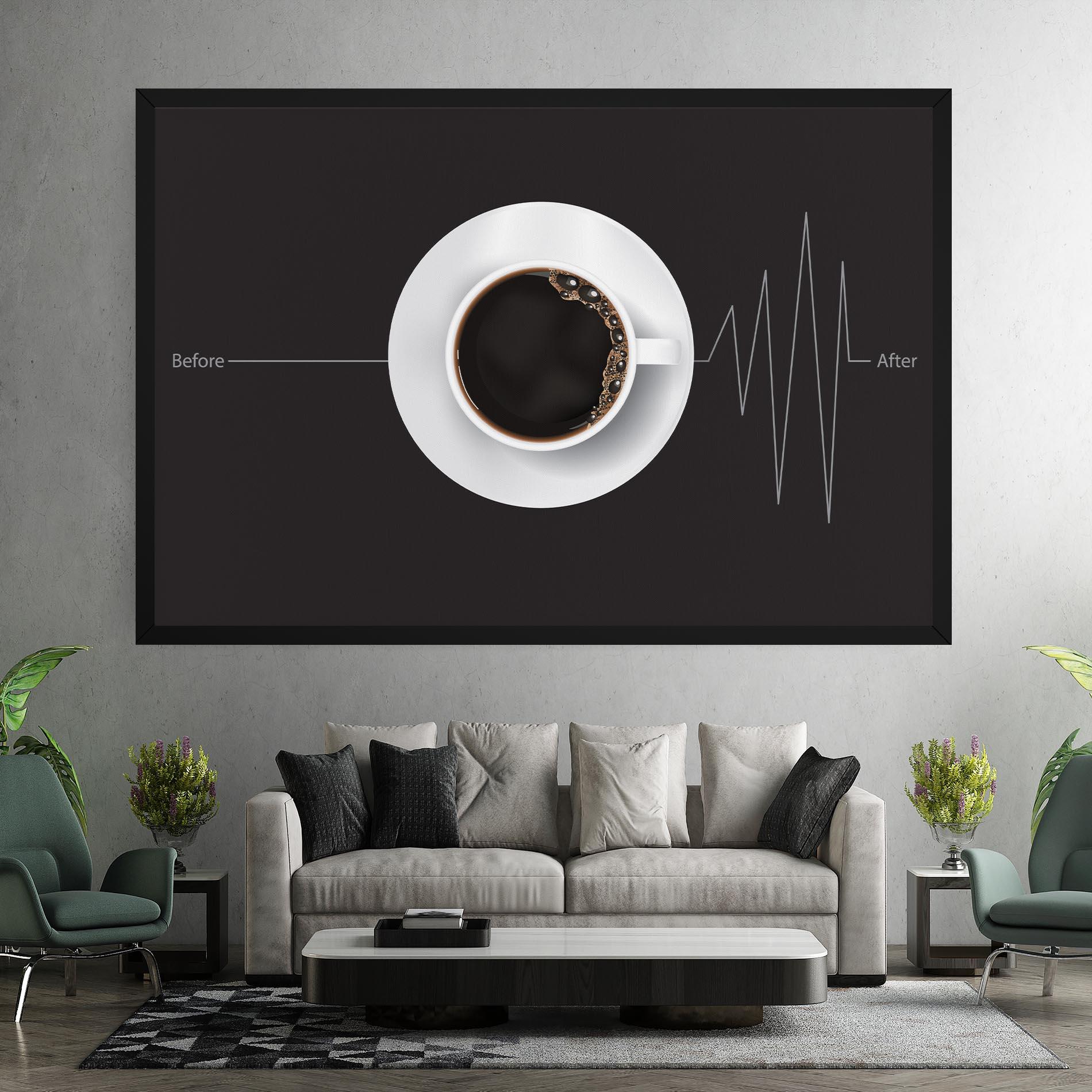 Картина на платно After Coffee mockup 7