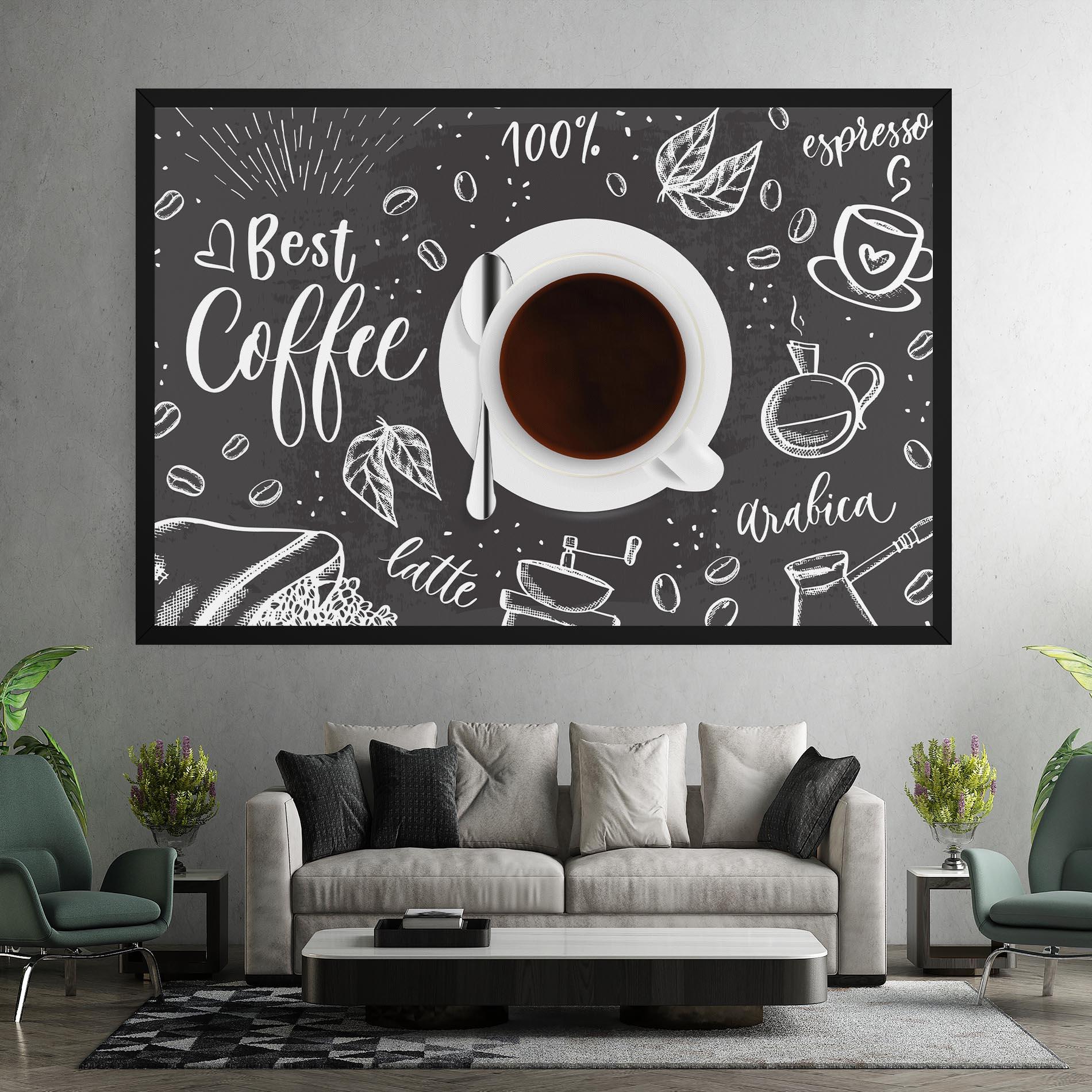Картина на платно Best Coffee mockup 7