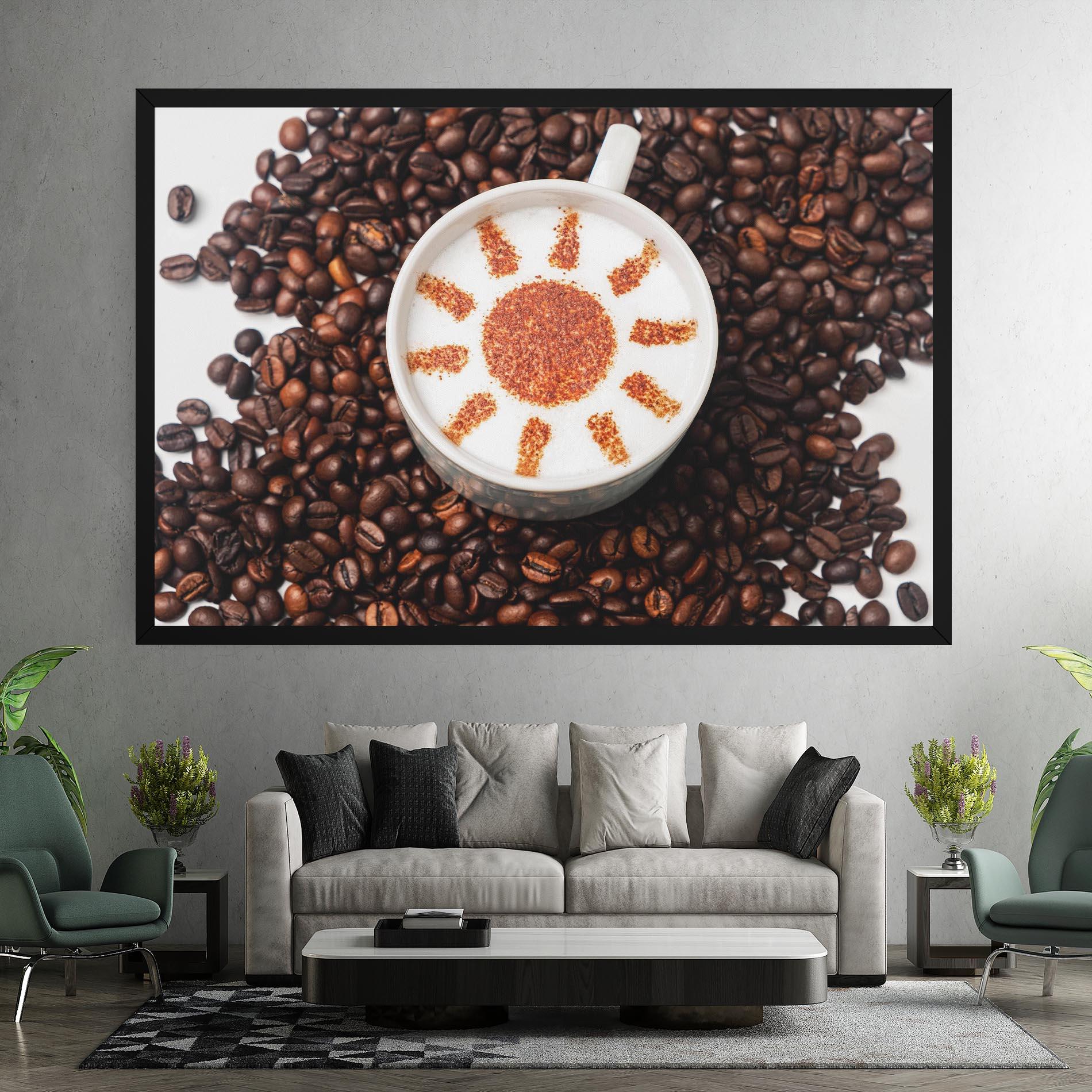 Картина на платно Sun Pattern Coffee mockup 7