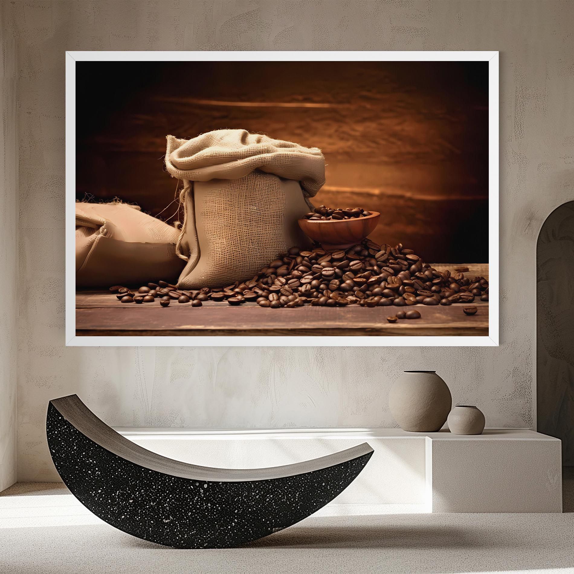 Big Bag Of Coffee Beans mockup 8