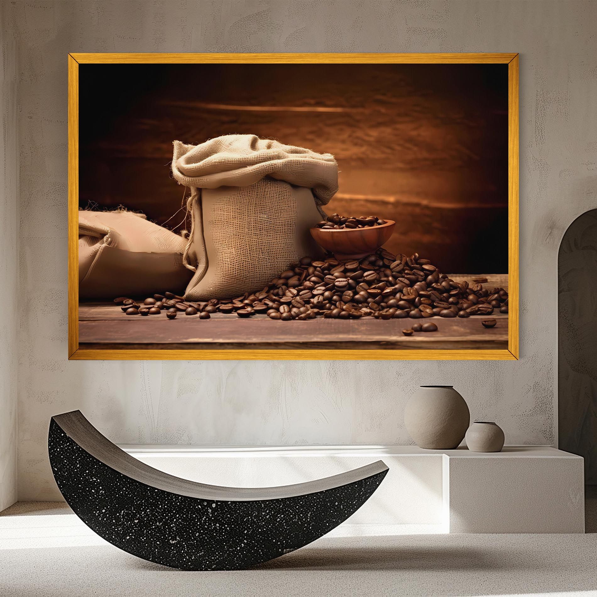 Big Bag Of Coffee Beans mockup 8