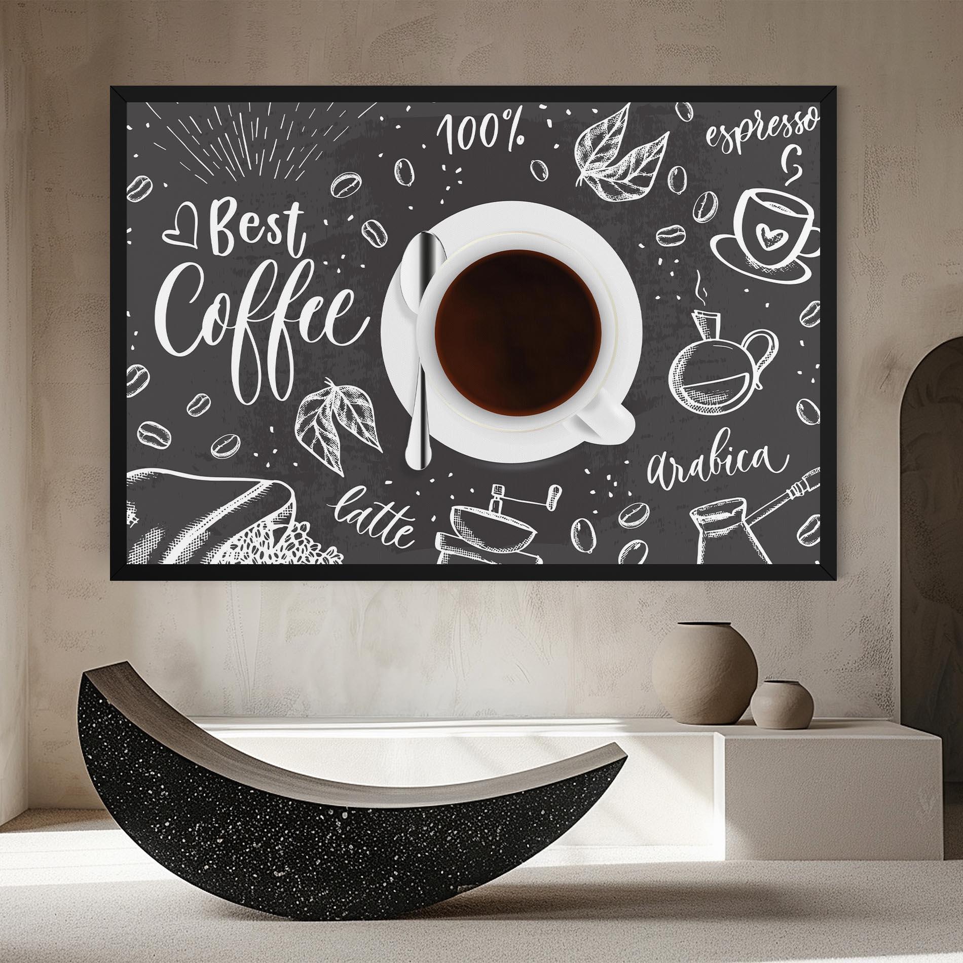 Картина на платно Best Coffee mockup 8