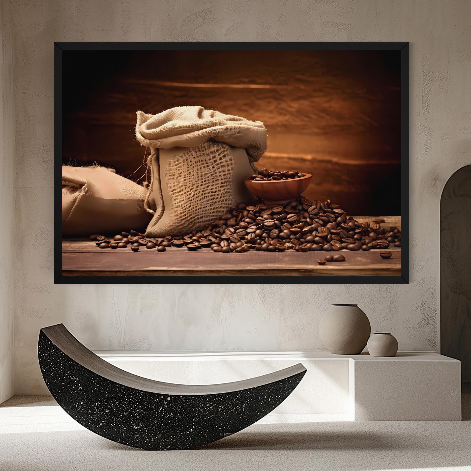 Картина на платно Big Bag Of Coffee Beans mockup 8