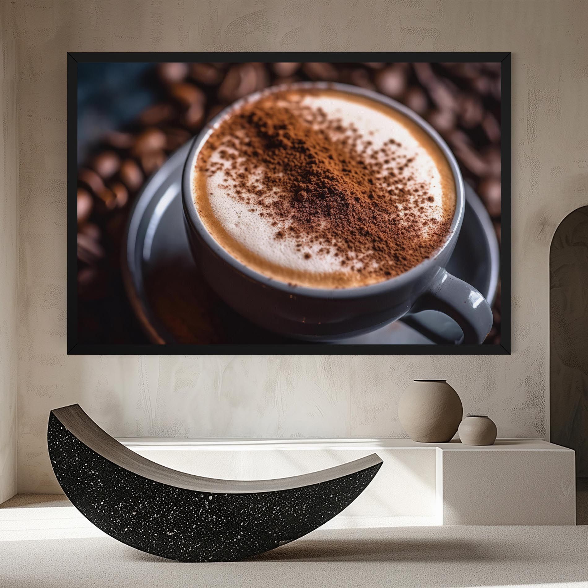 Cappuccino Coffee Close Up mockup 8