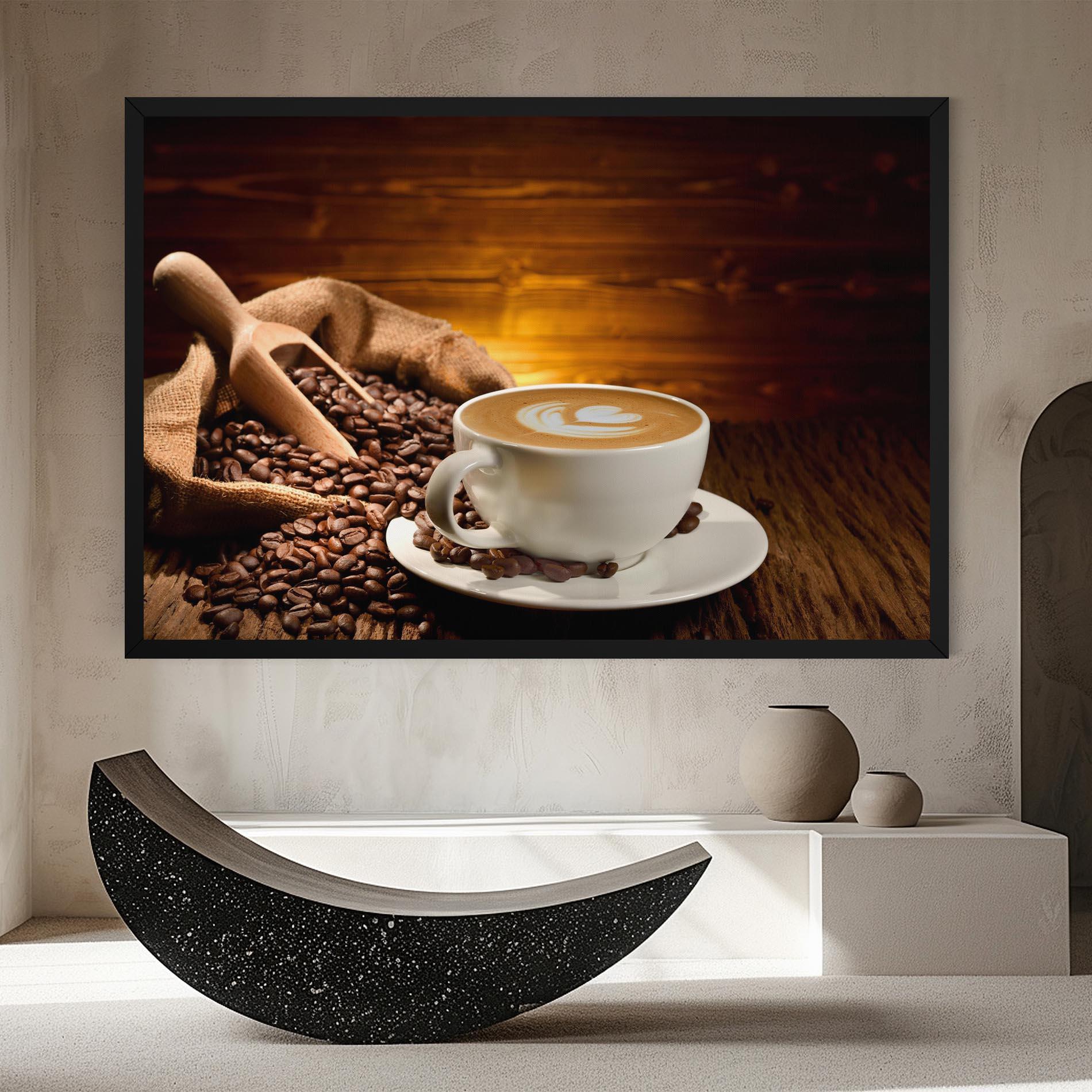 Картина на платно Latte Coffee mockup 8