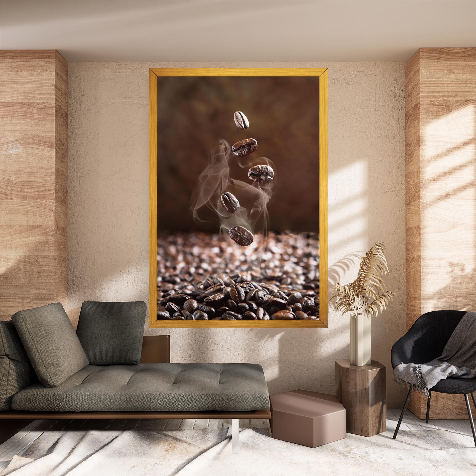 Close Up Falling Beans mockup 8