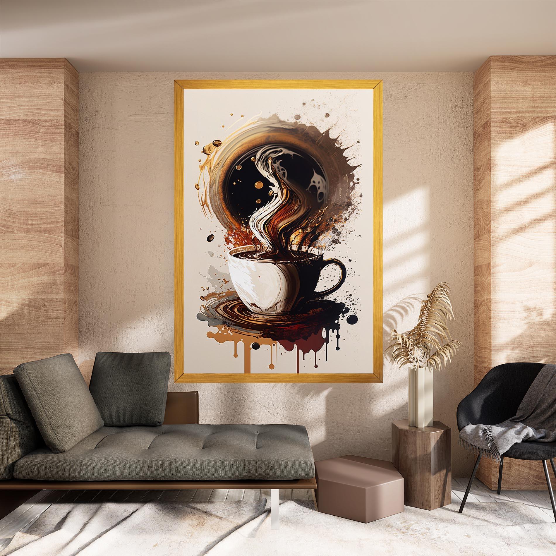 Картина на платно Coffee Art mockup 8