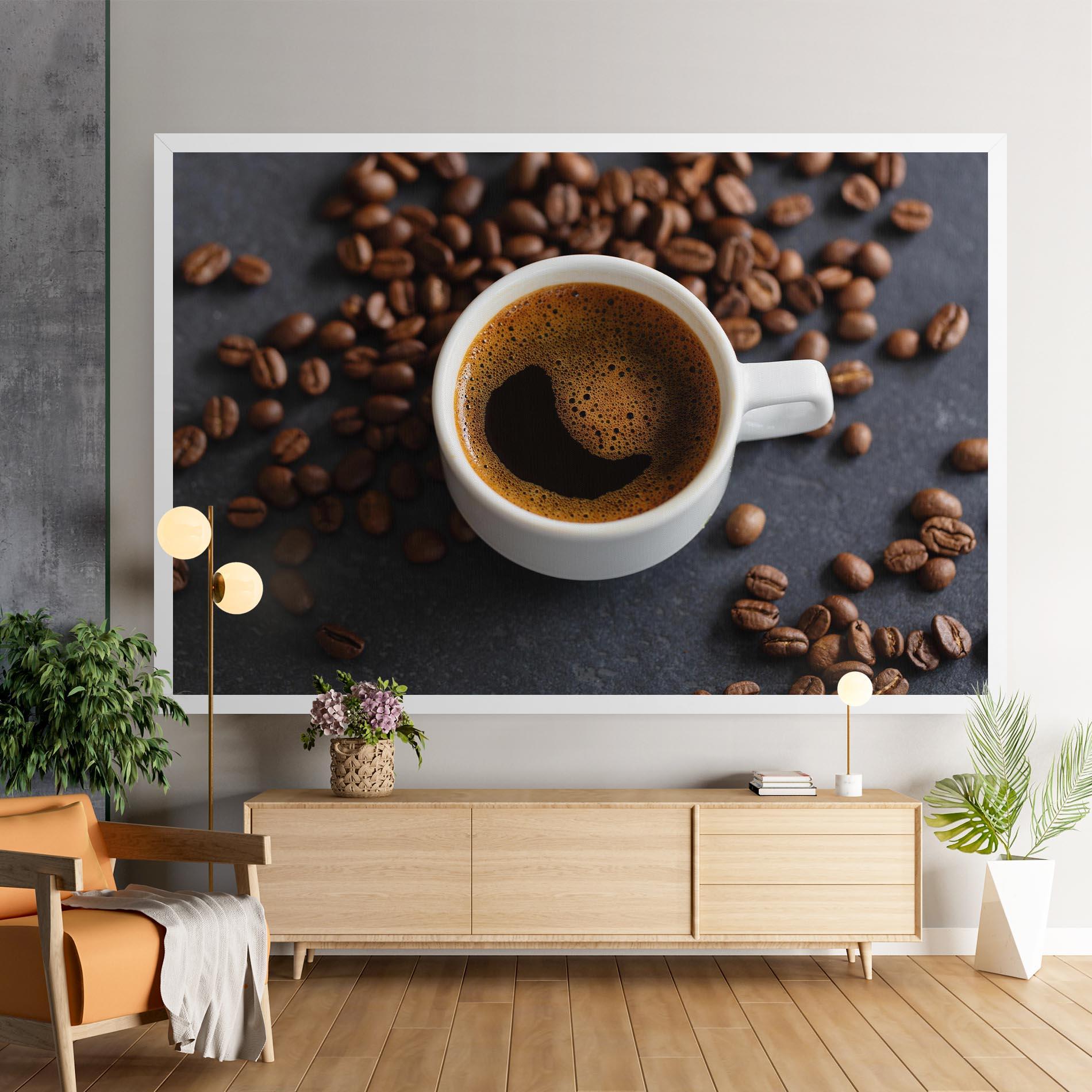 Картина на платно Espresso Close Up mockup 9