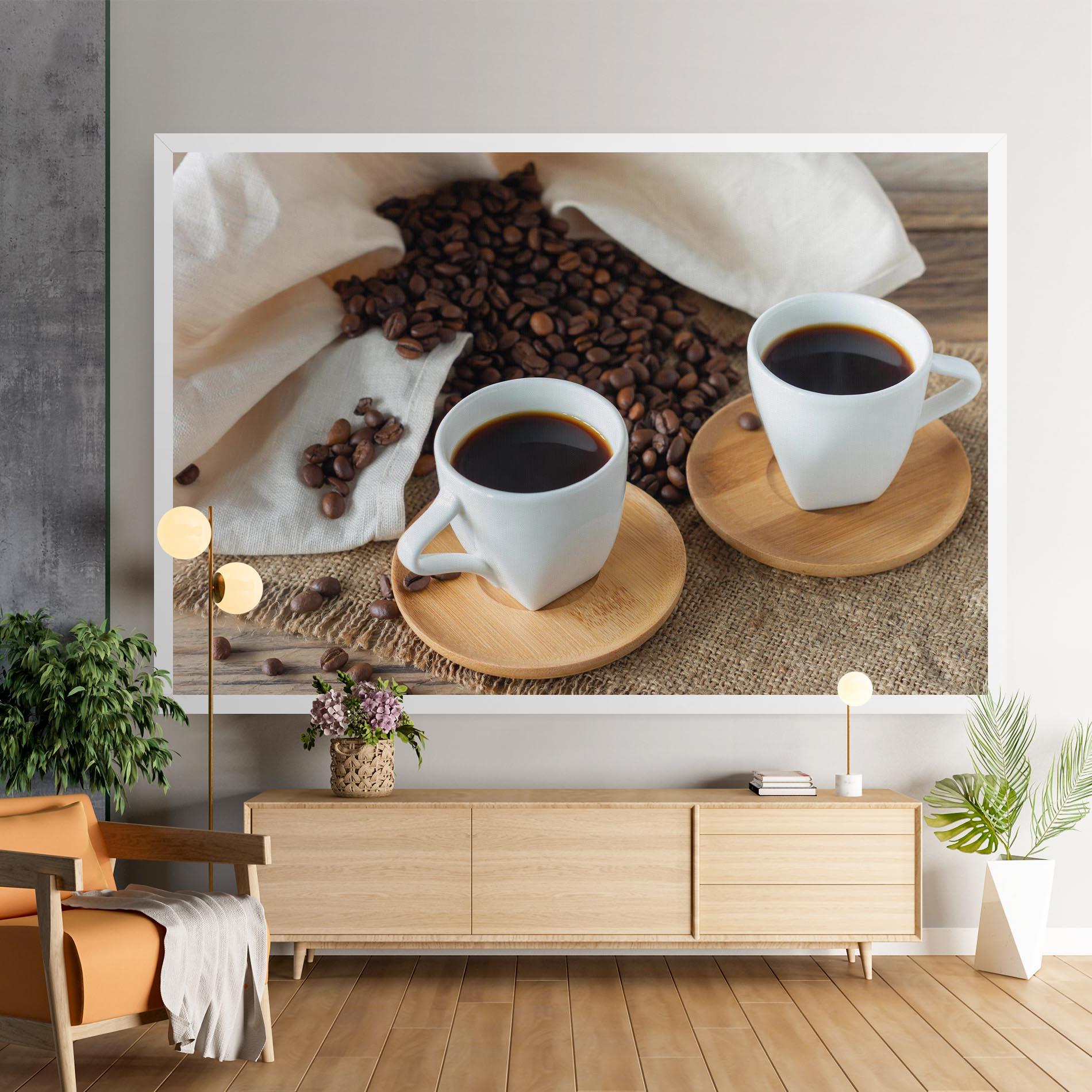 Картина на платно Fresh Espresso mockup 9