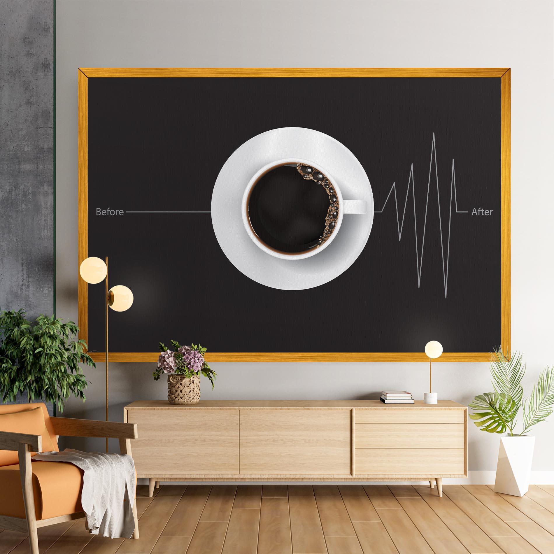 Картина на платно After Coffee mockup 9