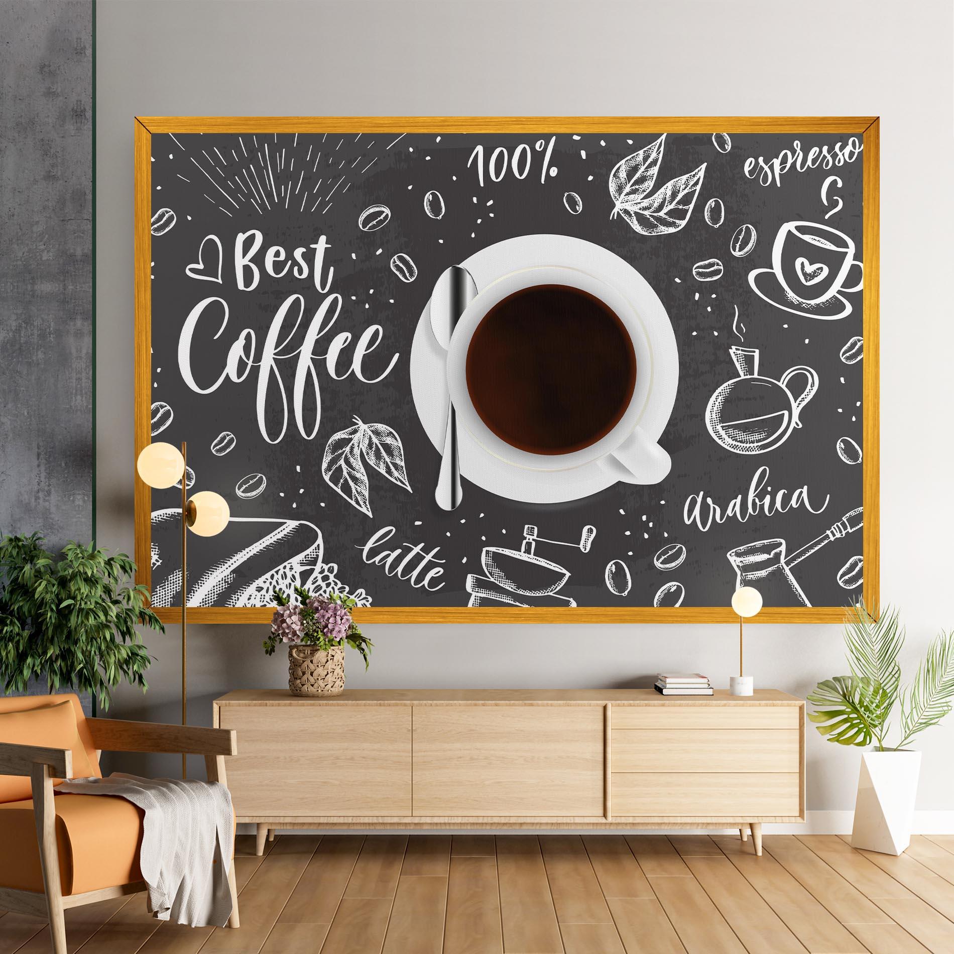 Картина на платно Best Coffee mockup 9