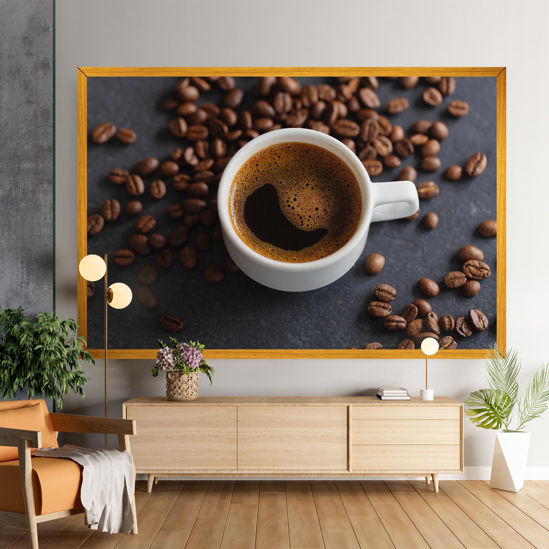 Картина на платно Espresso Close Up mockup 9