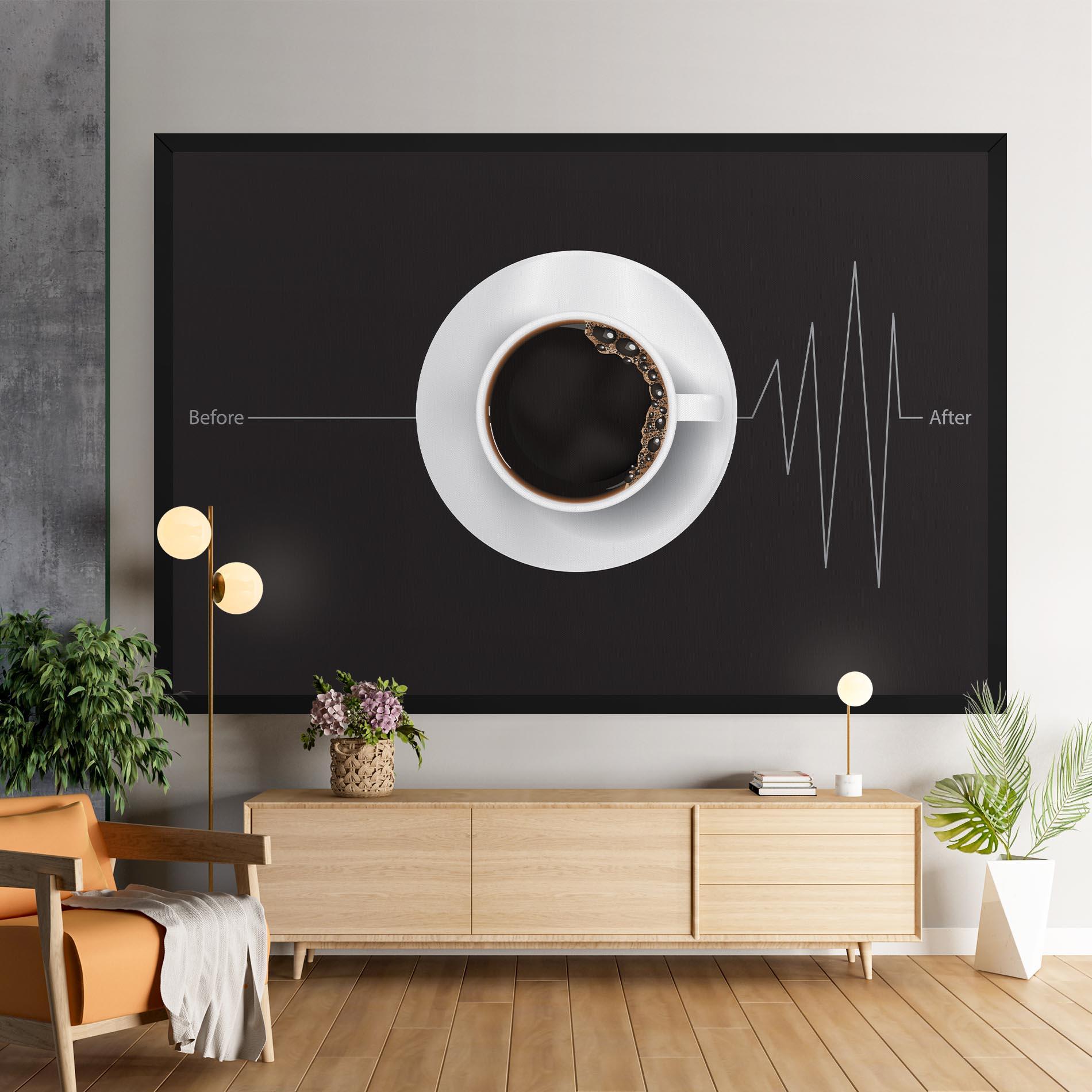 Картина на платно After Coffee mockup 9