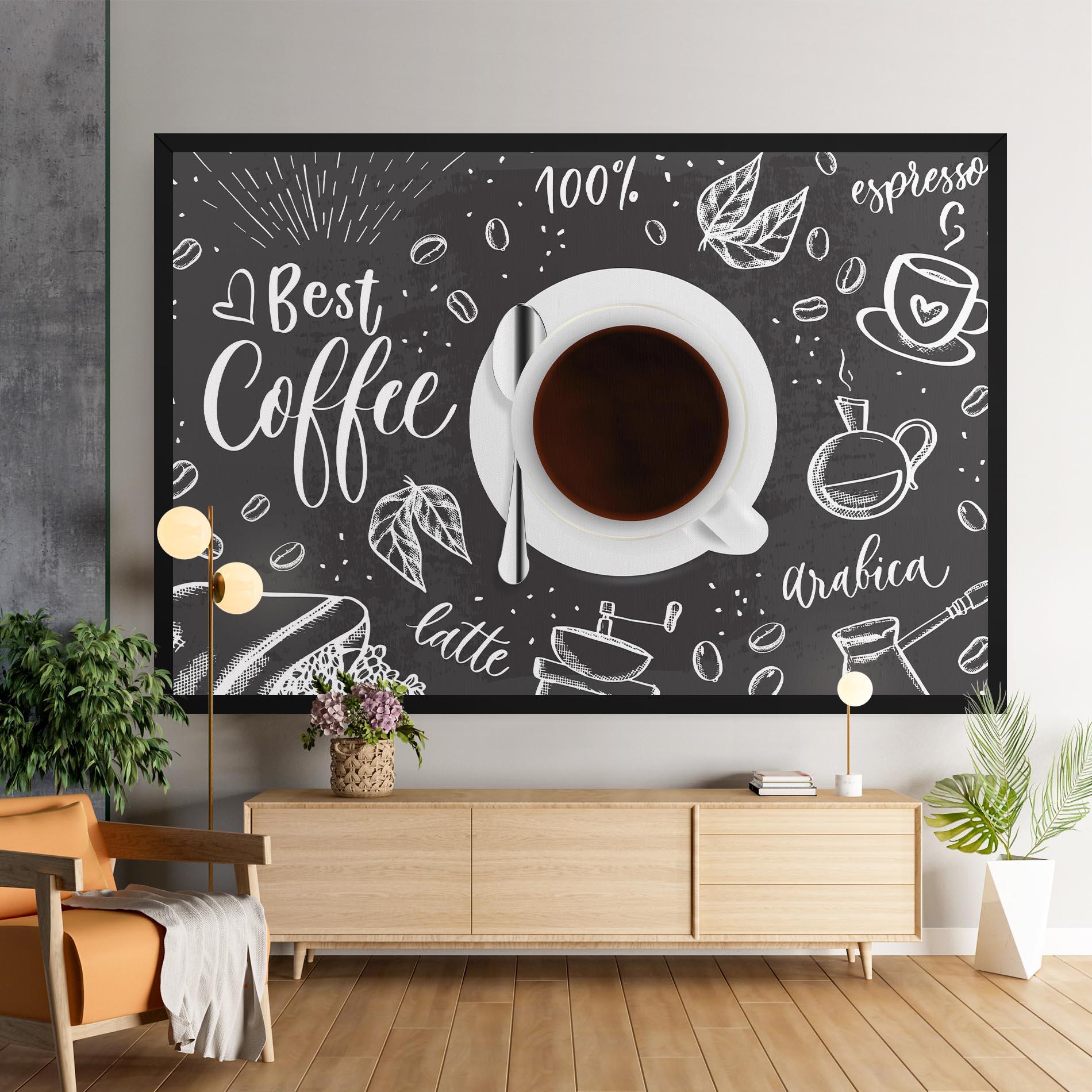Картина на платно Best Coffee mockup 9