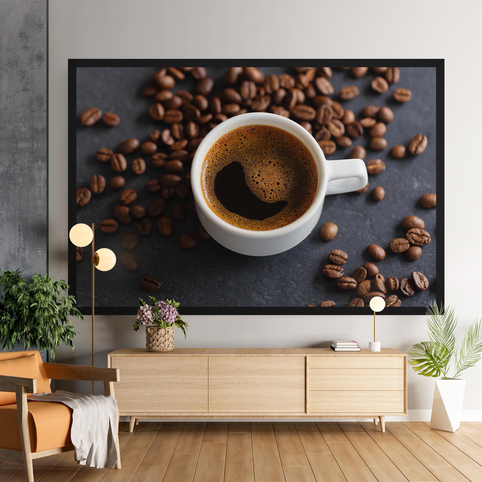 Картина на платно Espresso Close Up mockup 9