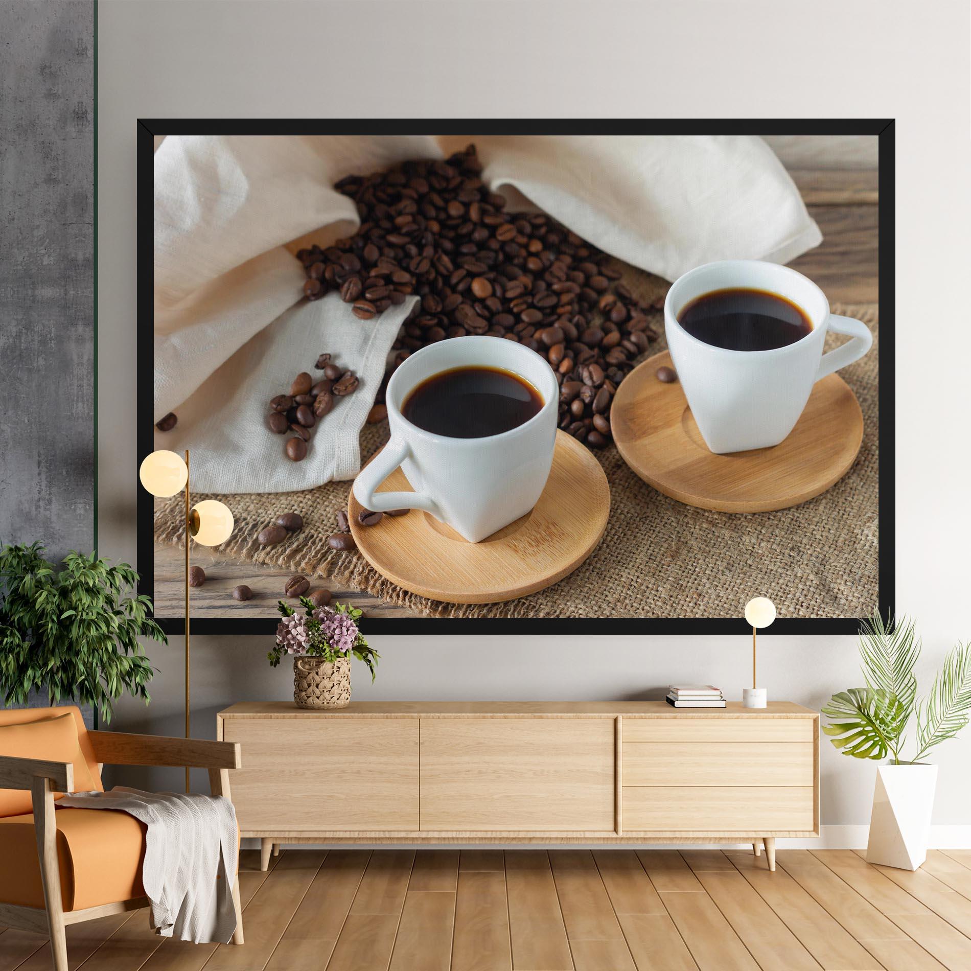 Картина на платно Fresh Espresso mockup 9
