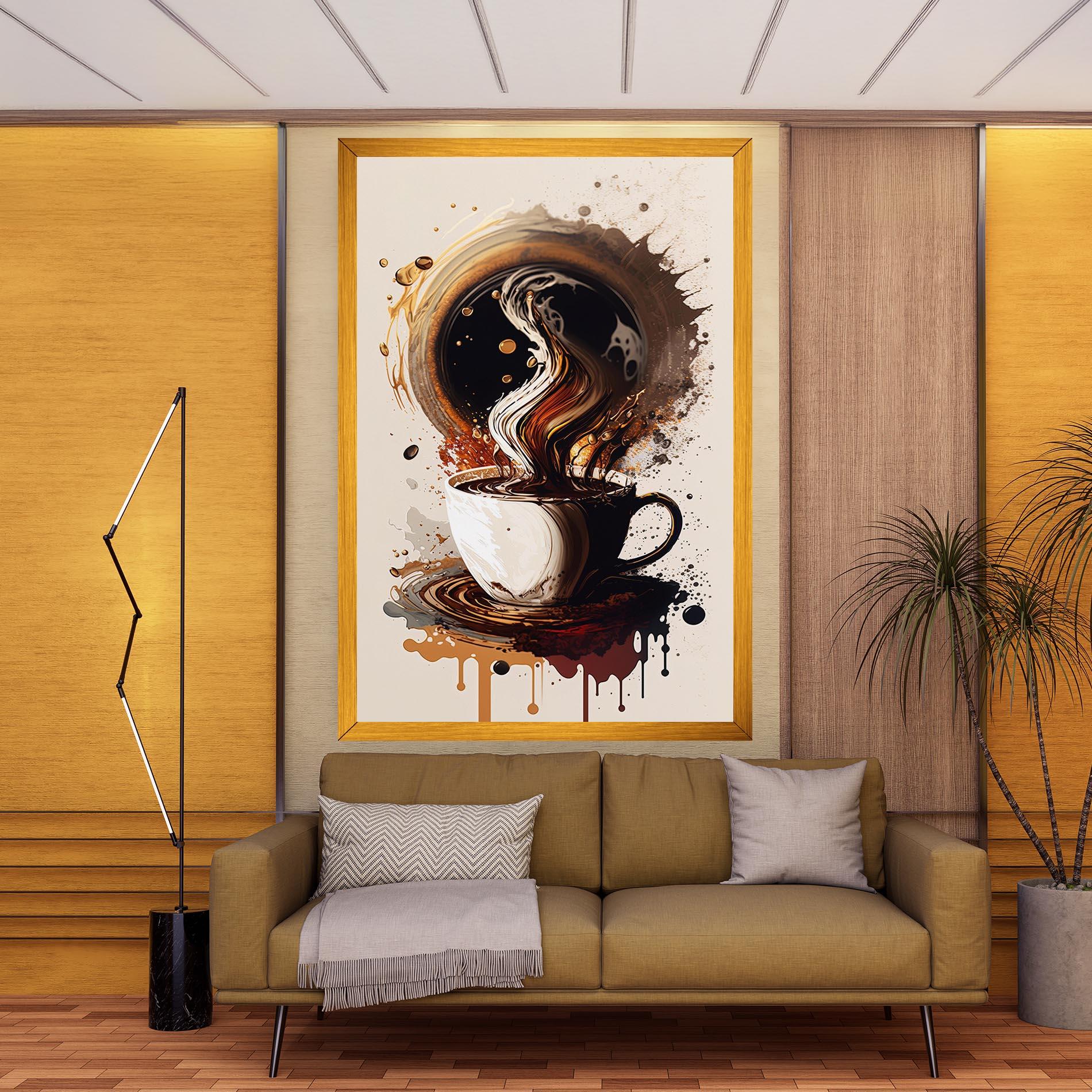 Картина на платно Coffee Art mockup 9