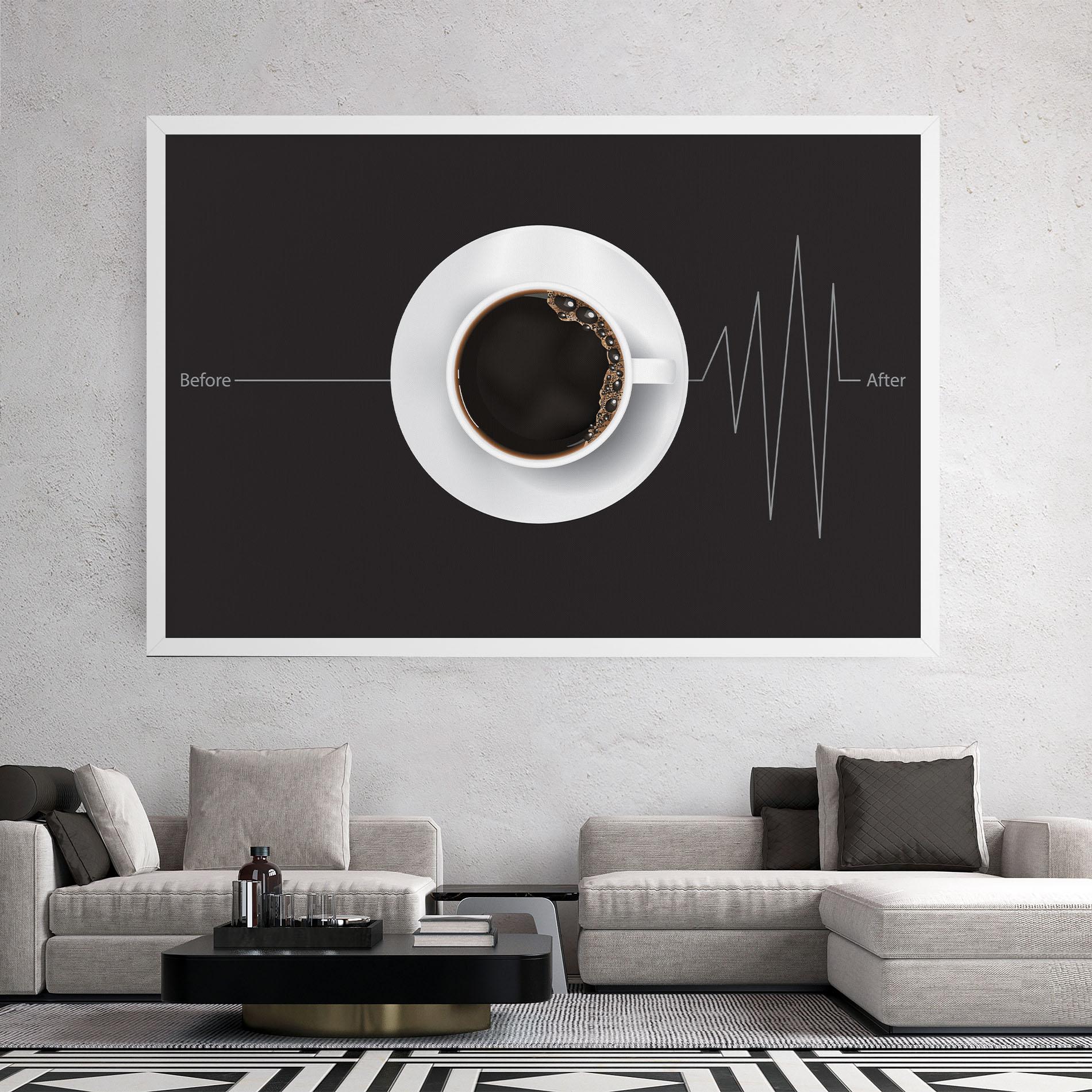 Картина на платно After Coffee mockup 2