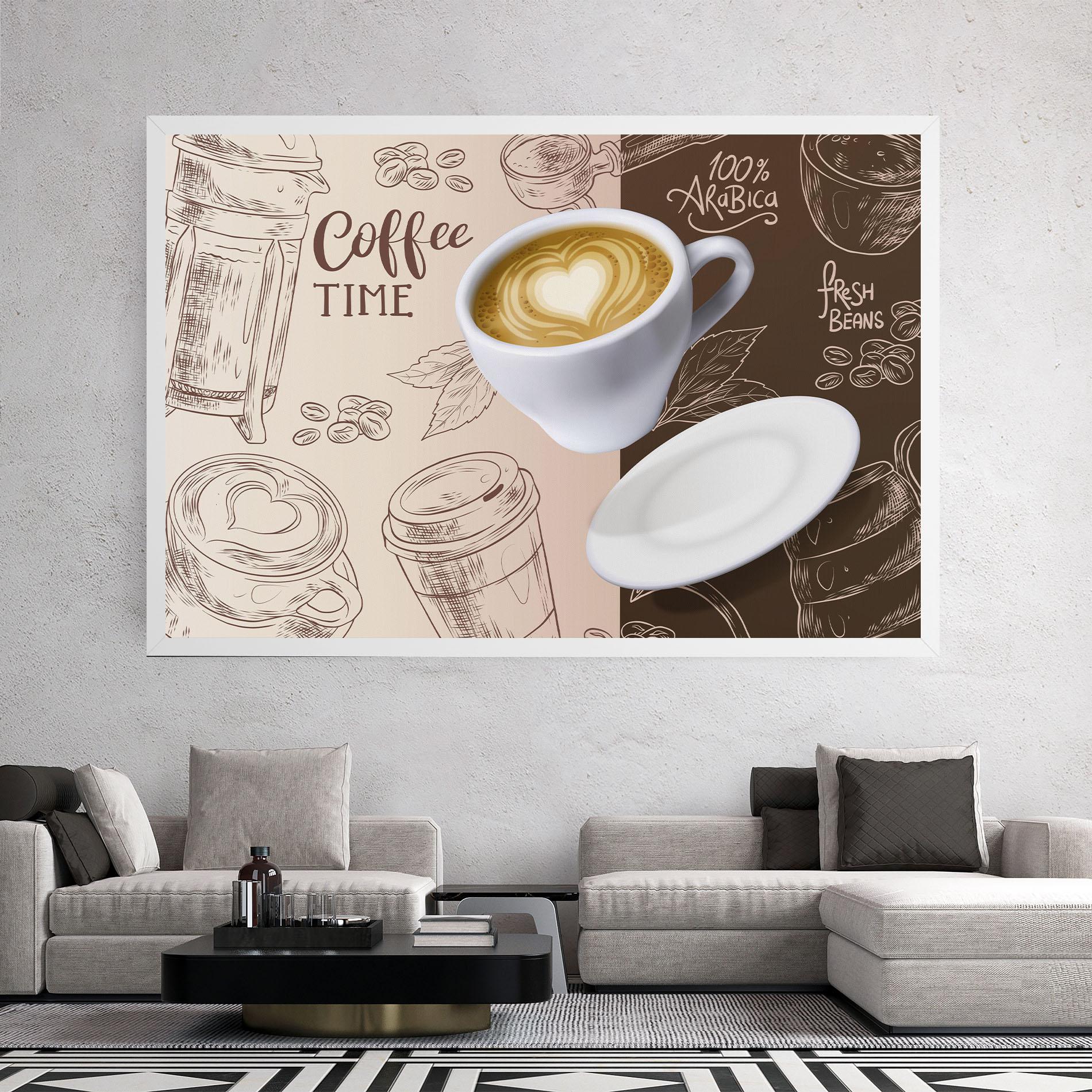 Картина на платно Coffee Time mockup 2