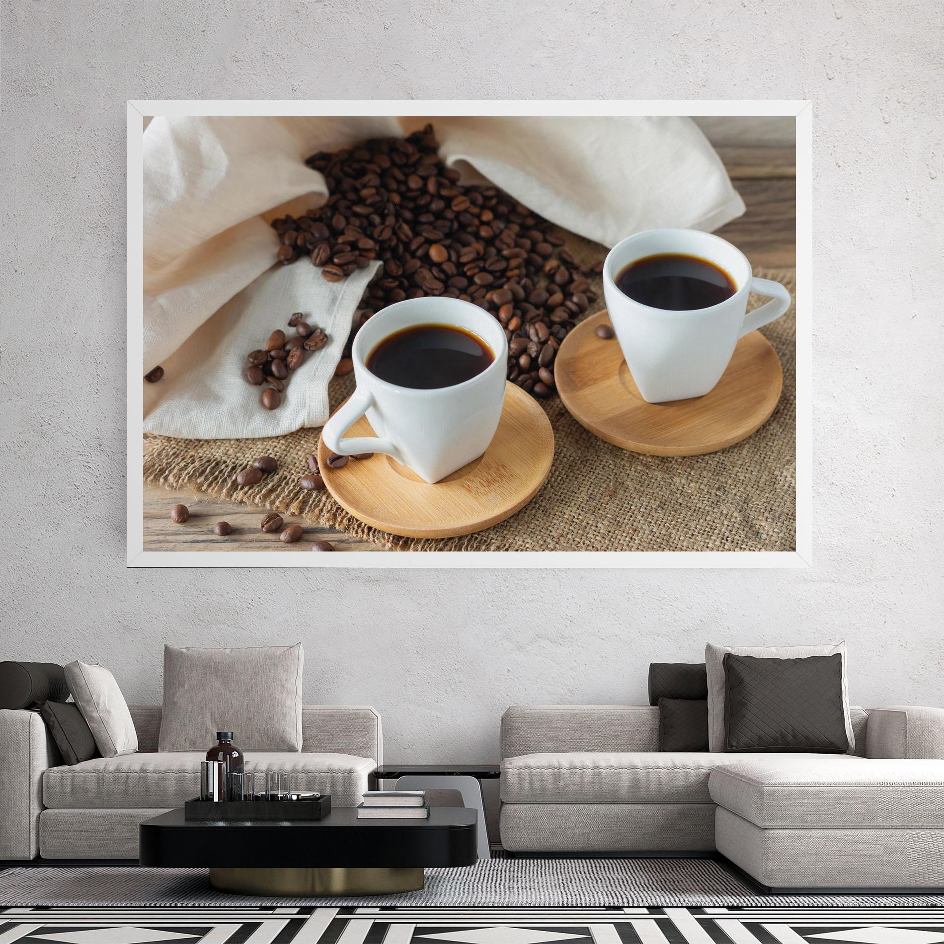 Картина на платно Fresh Espresso mockup 2