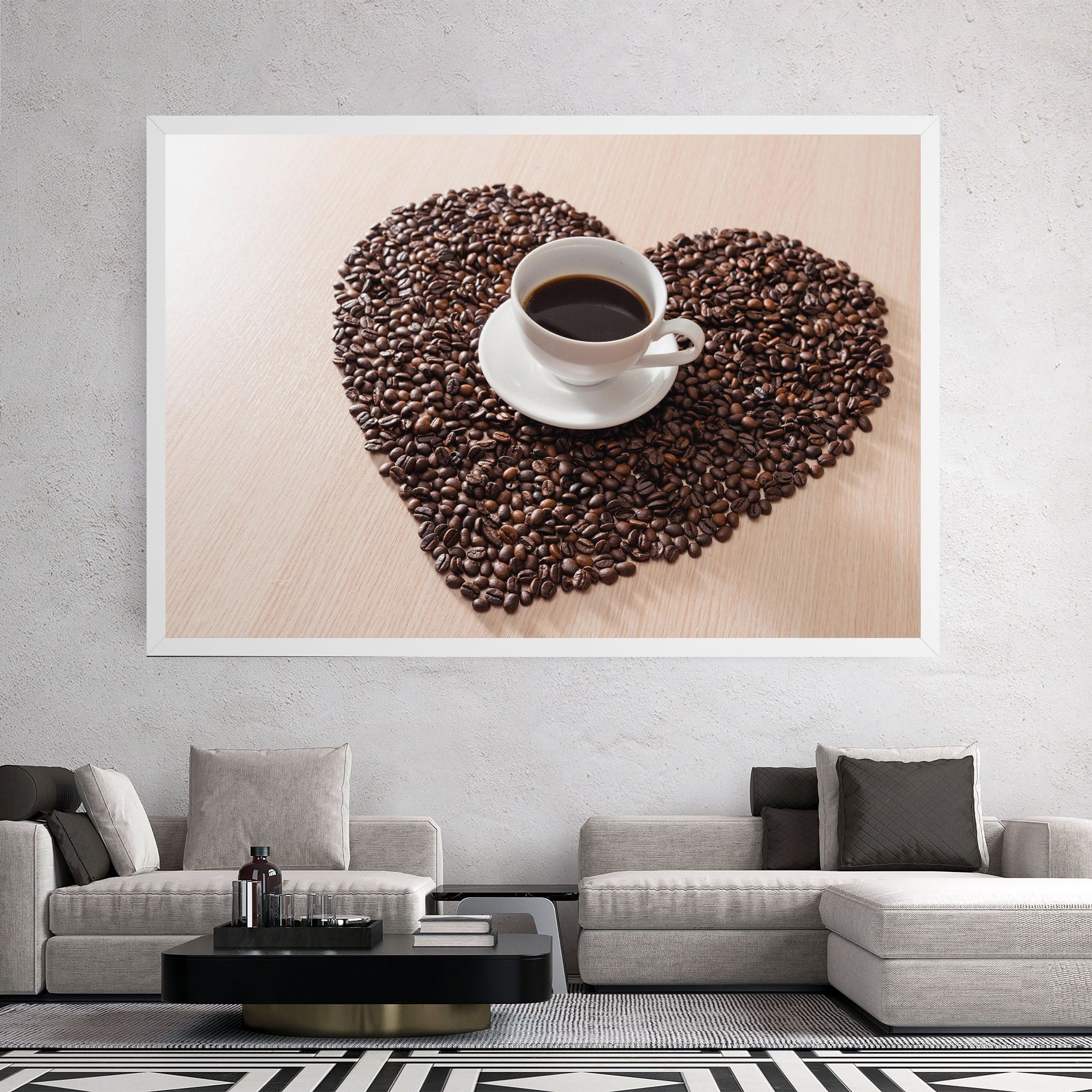 Heart Coffee Beans mockup 2