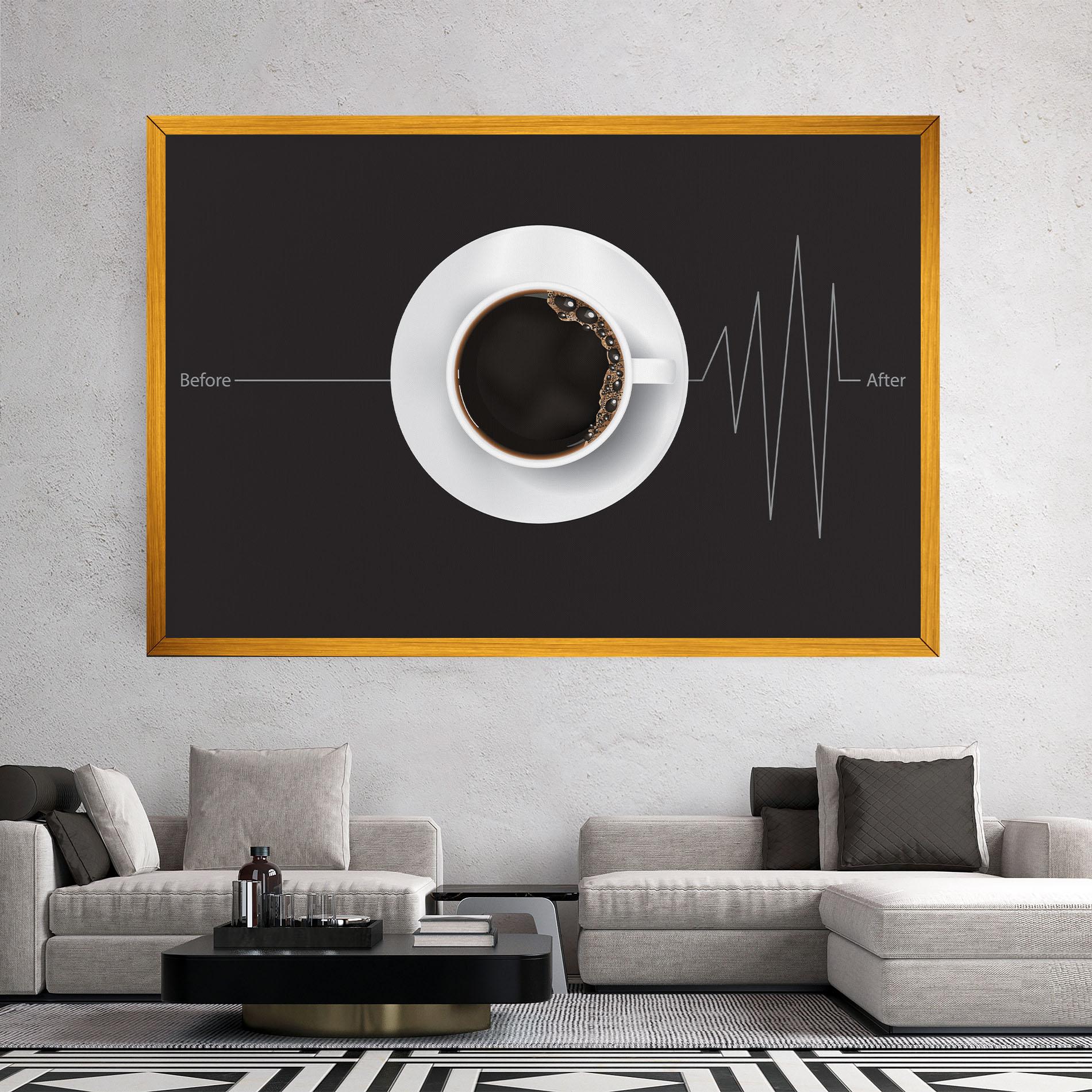 Картина на платно After Coffee mockup 2
