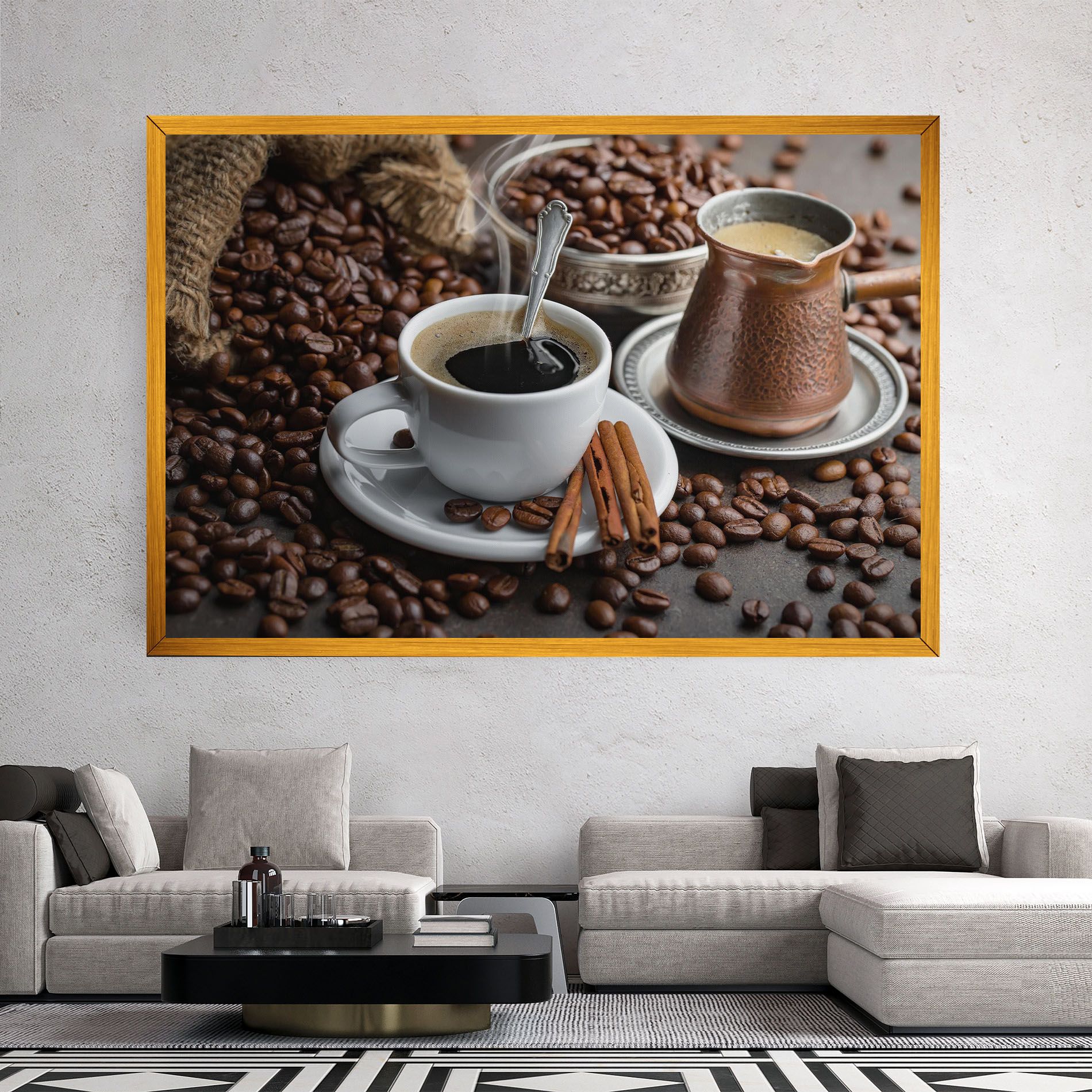 Black Coffee Beans mockup 2