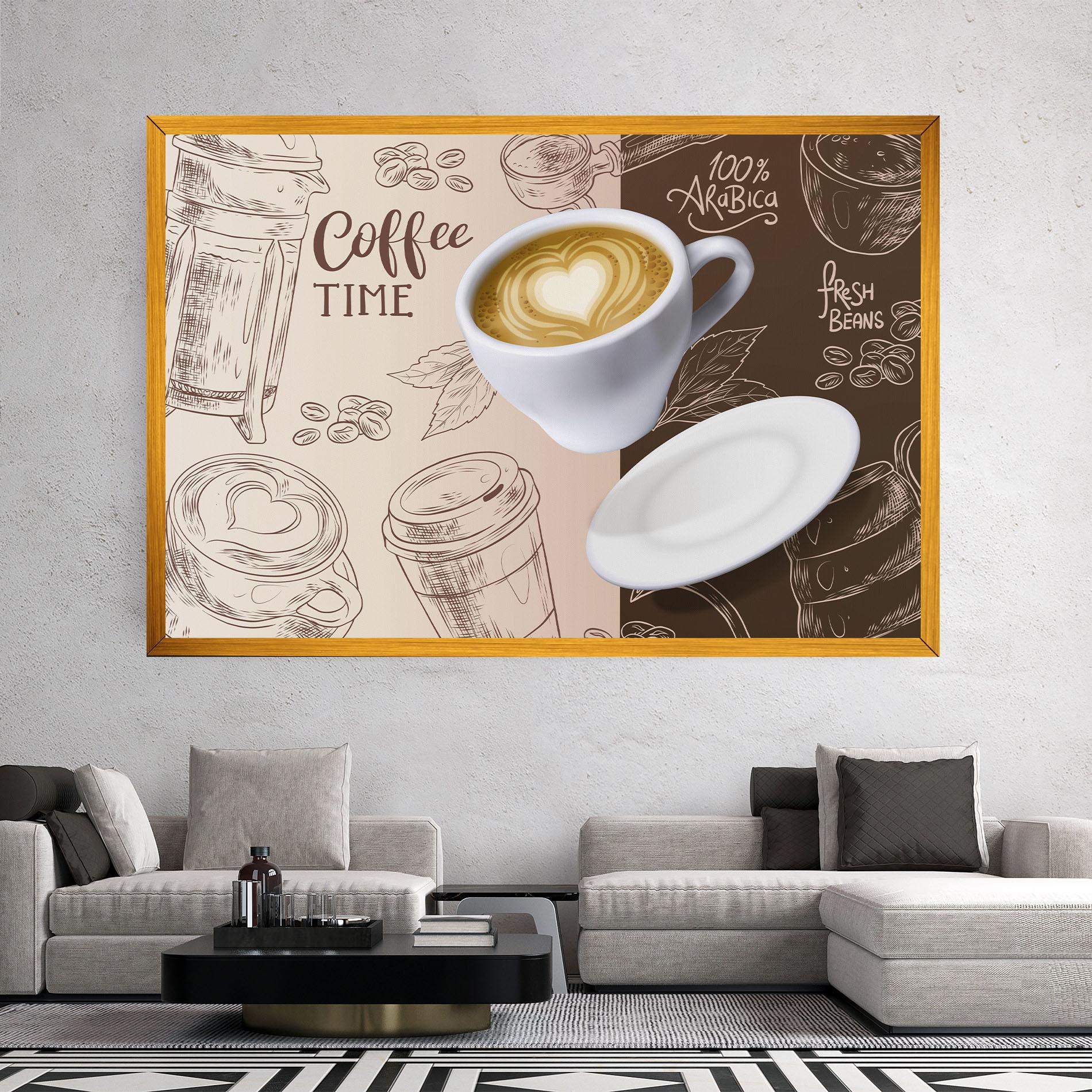 Картина на платно Coffee Time mockup 2