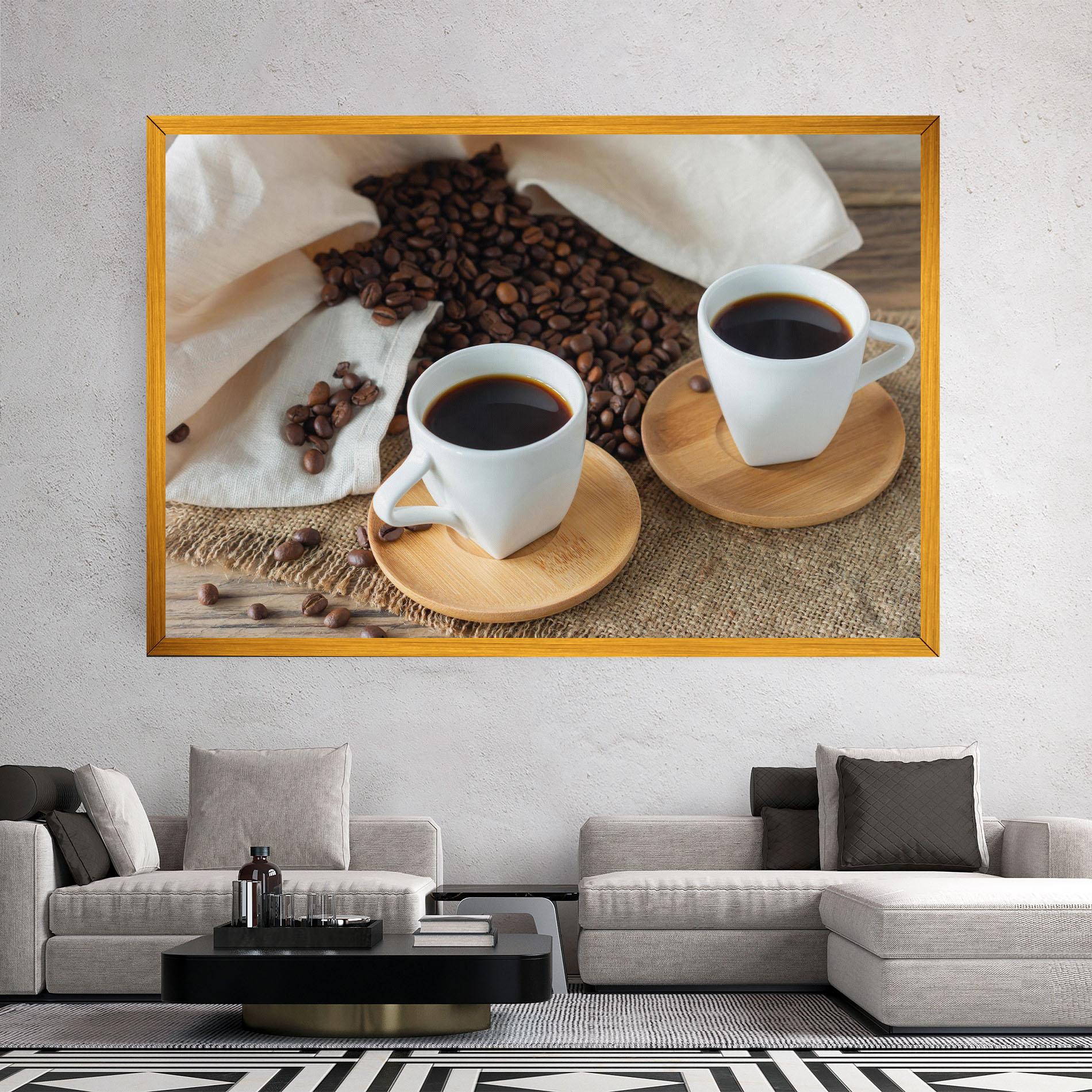Картина на платно Fresh Espresso mockup 2
