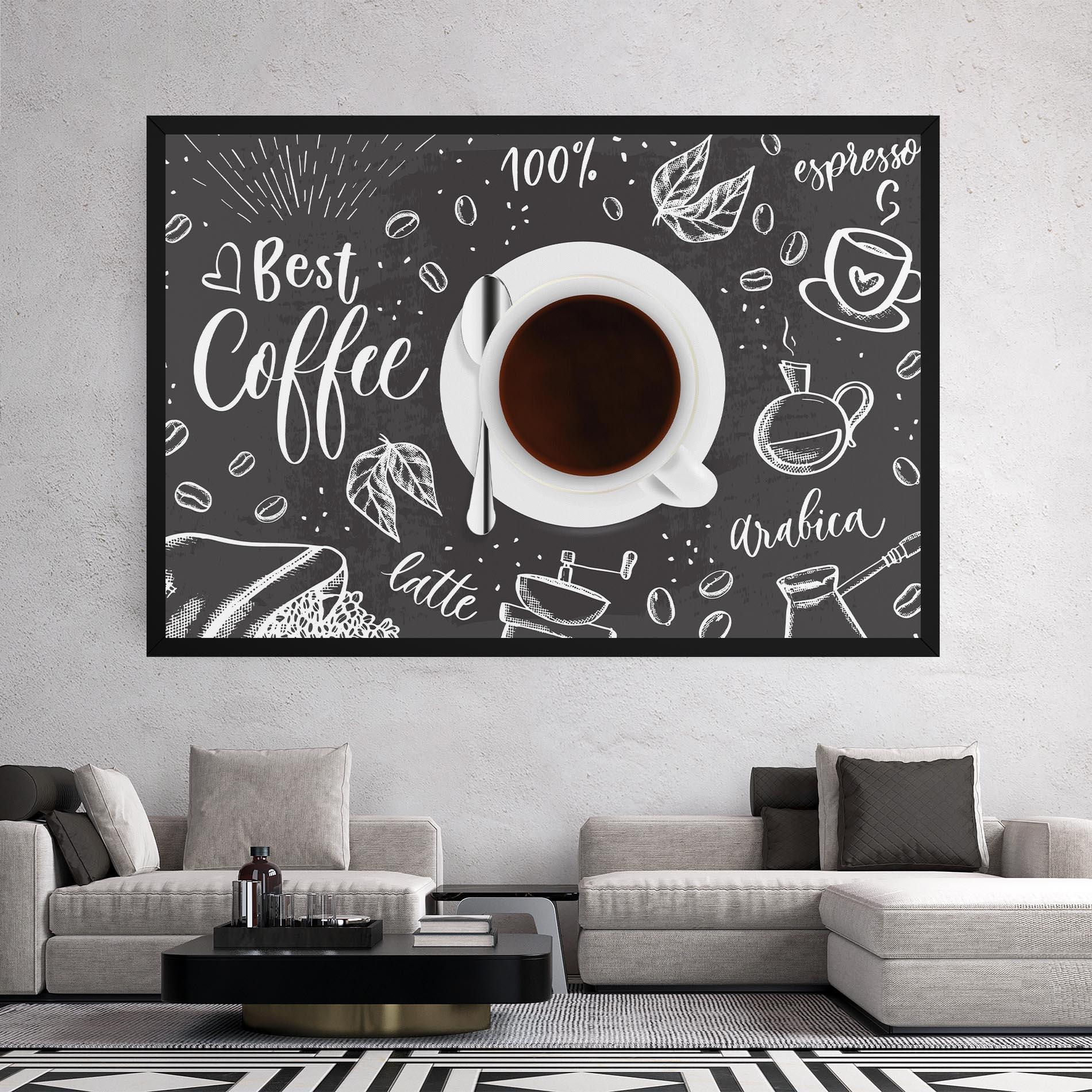 Картина на платно Best Coffee mockup 2