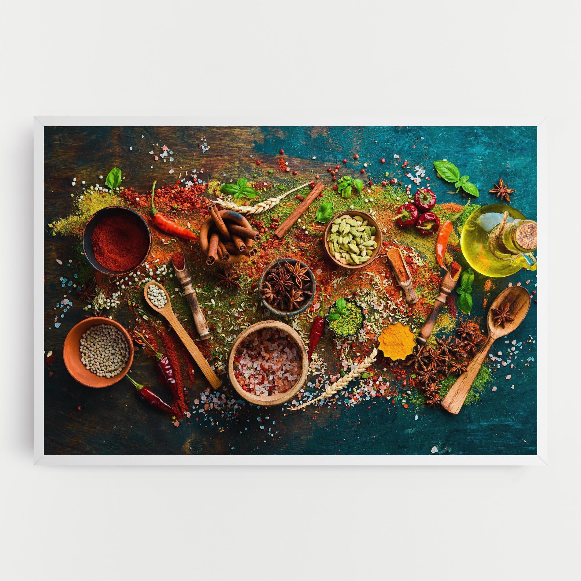 Картина на платно Seasonings Mix mockup 0