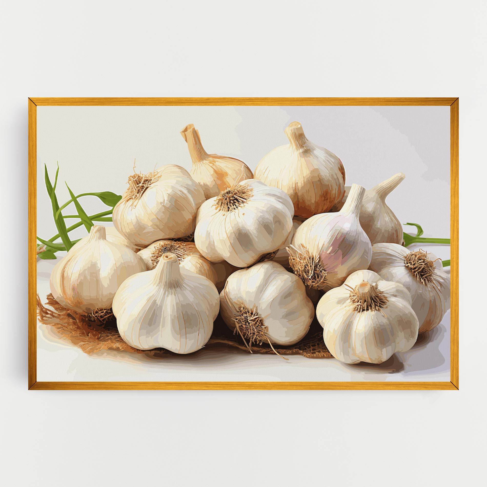Картина на платно Garlic Art mockup 0