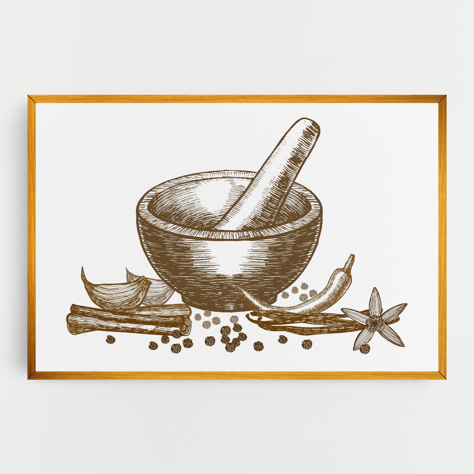 Картина на платно Spicies mockup 0