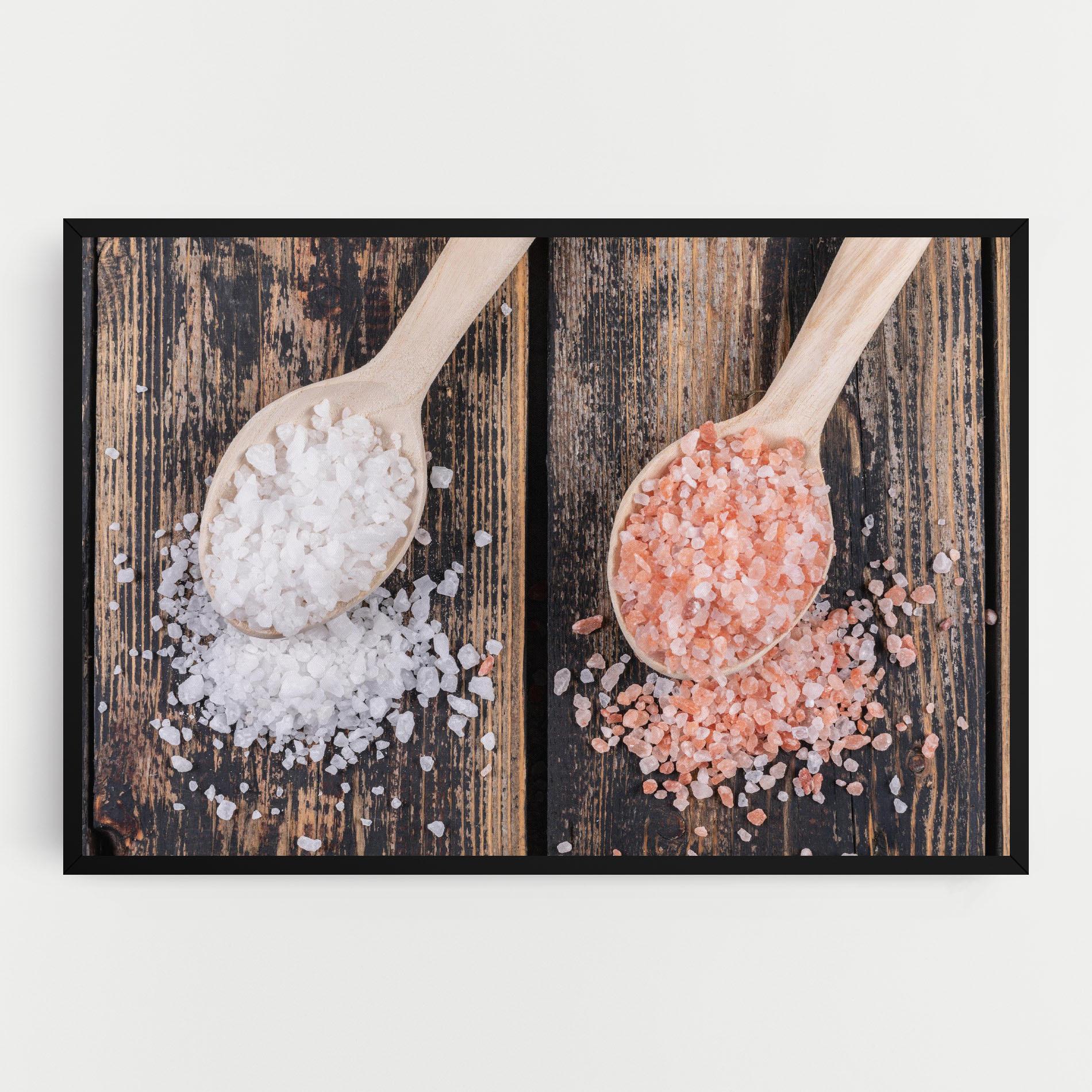 Картина на платно Wooden Spoons Sea Salt mockup 0