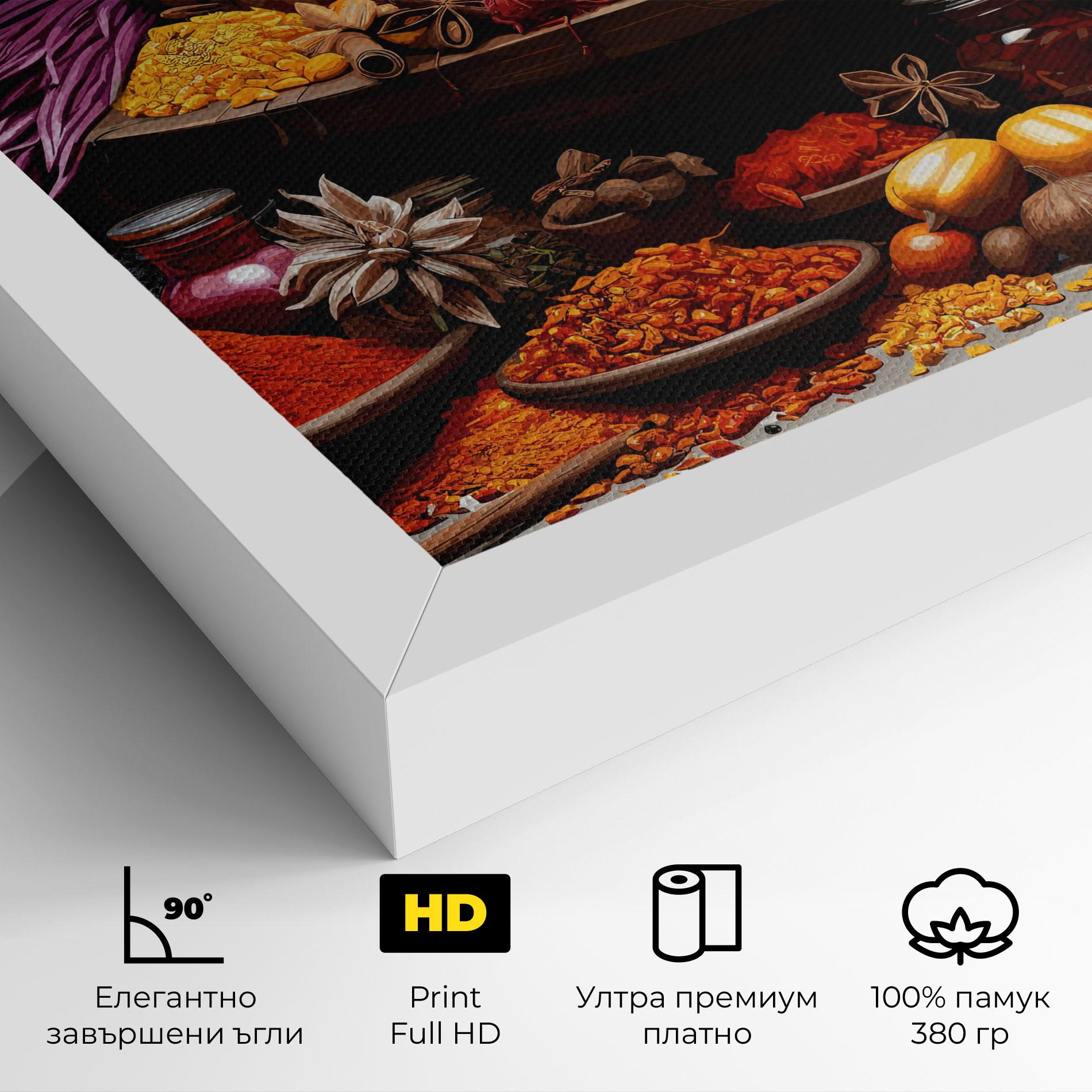 Картина на платно Autumn Seasoning mockup 4