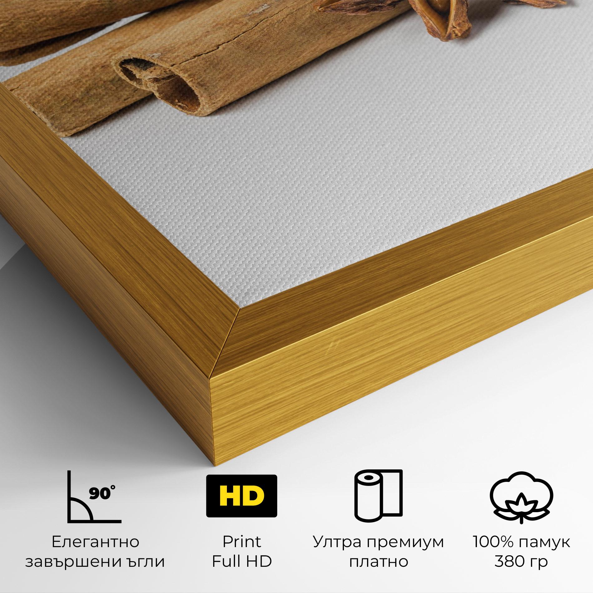 Картина на платно Cinnamon Anise mockup 4