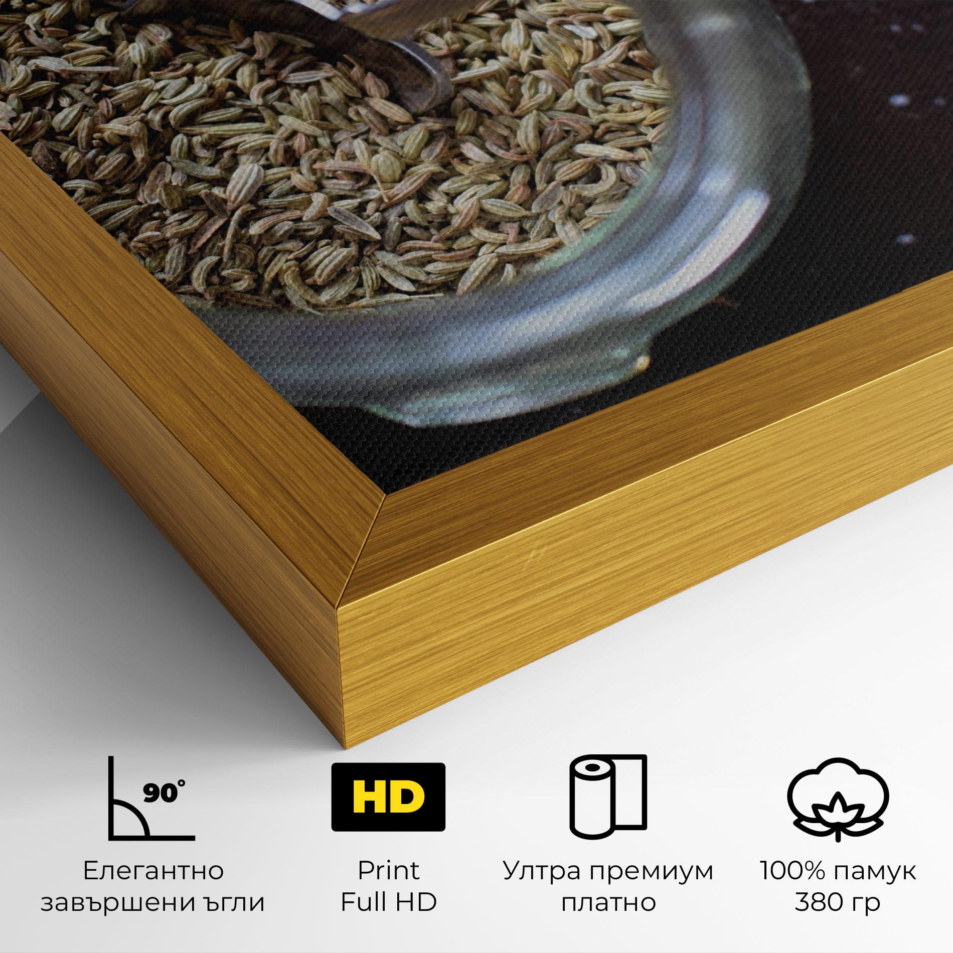 Картина на платно Jar With Spices mockup 4