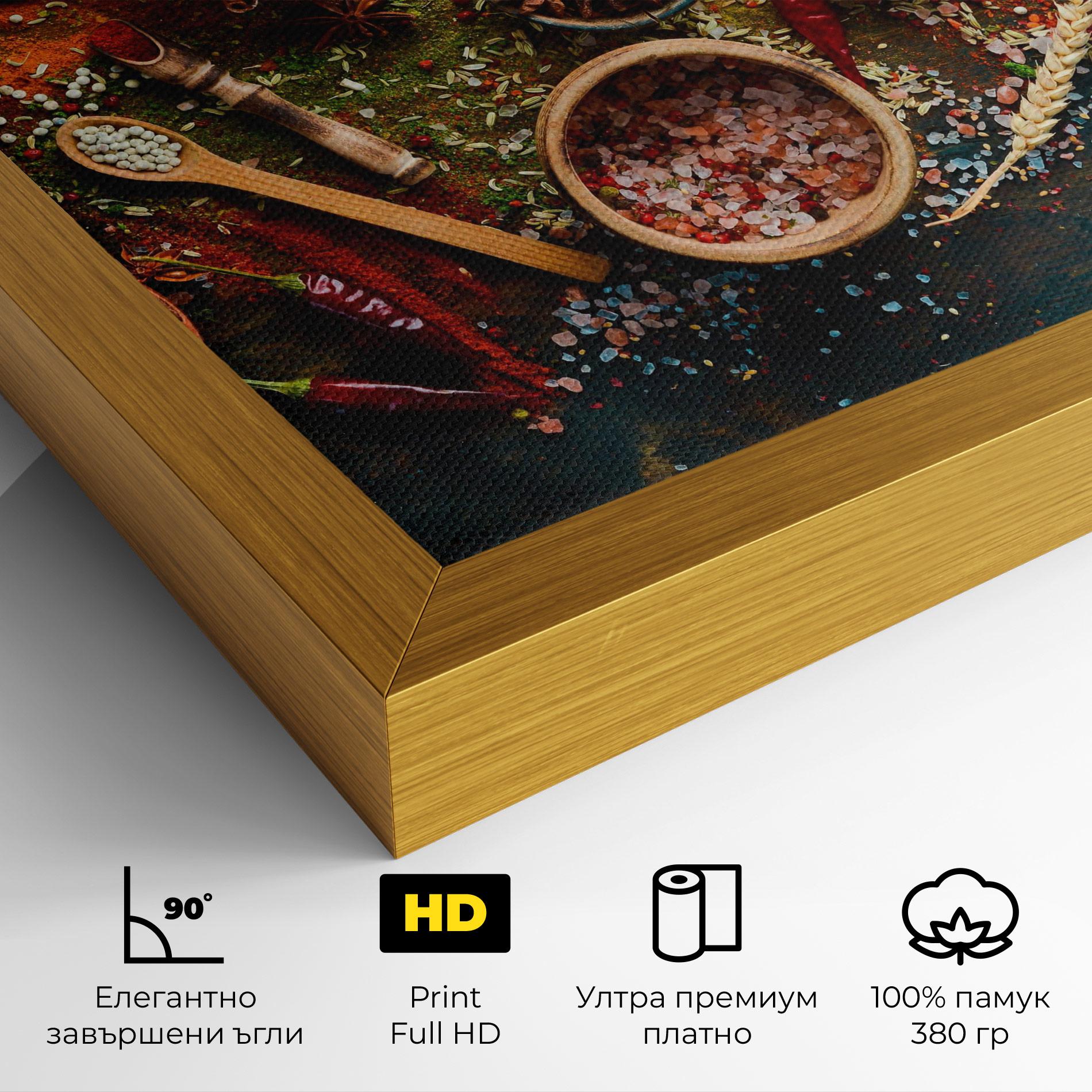 Картина на платно Seasonings Mix mockup 4