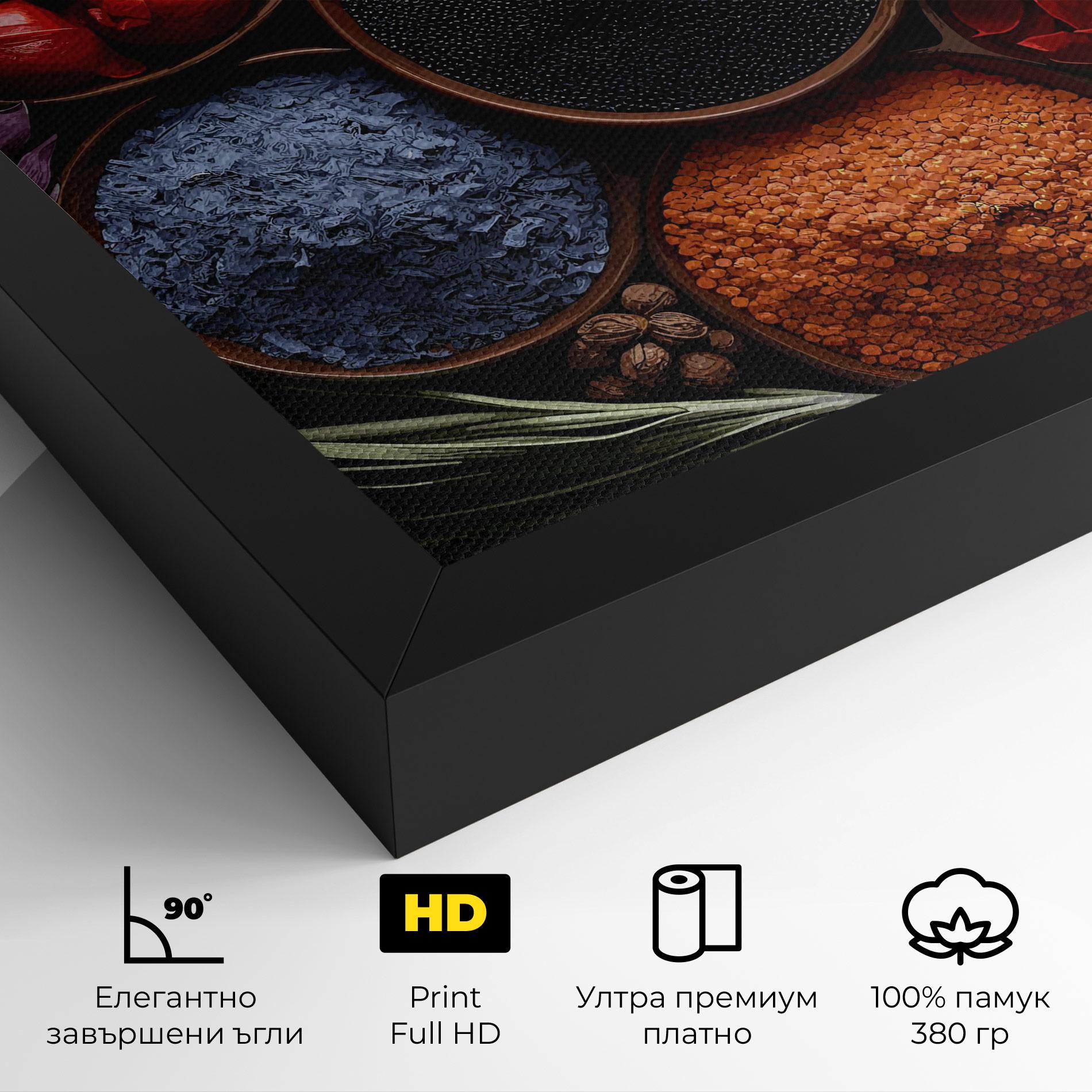 Картина на платно Autumn Color Spices mockup 4