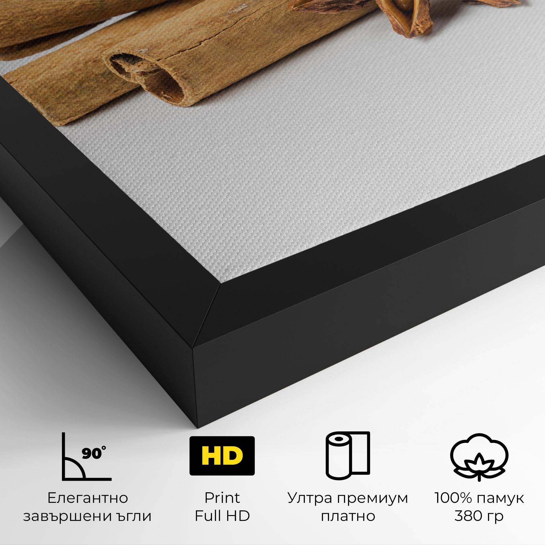 Картина на платно Cinnamon Anise mockup 4