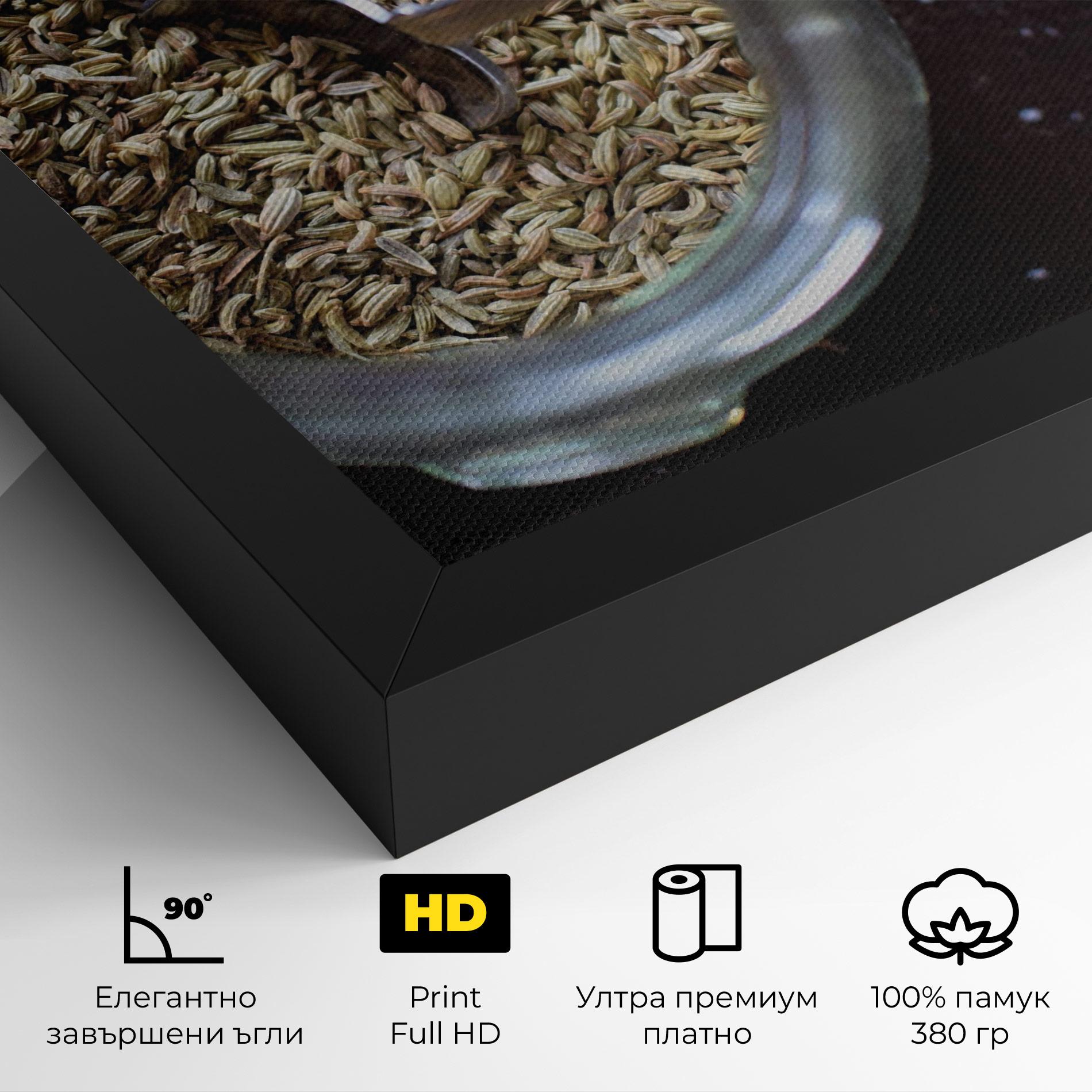 Картина на платно Jar With Spices mockup 4