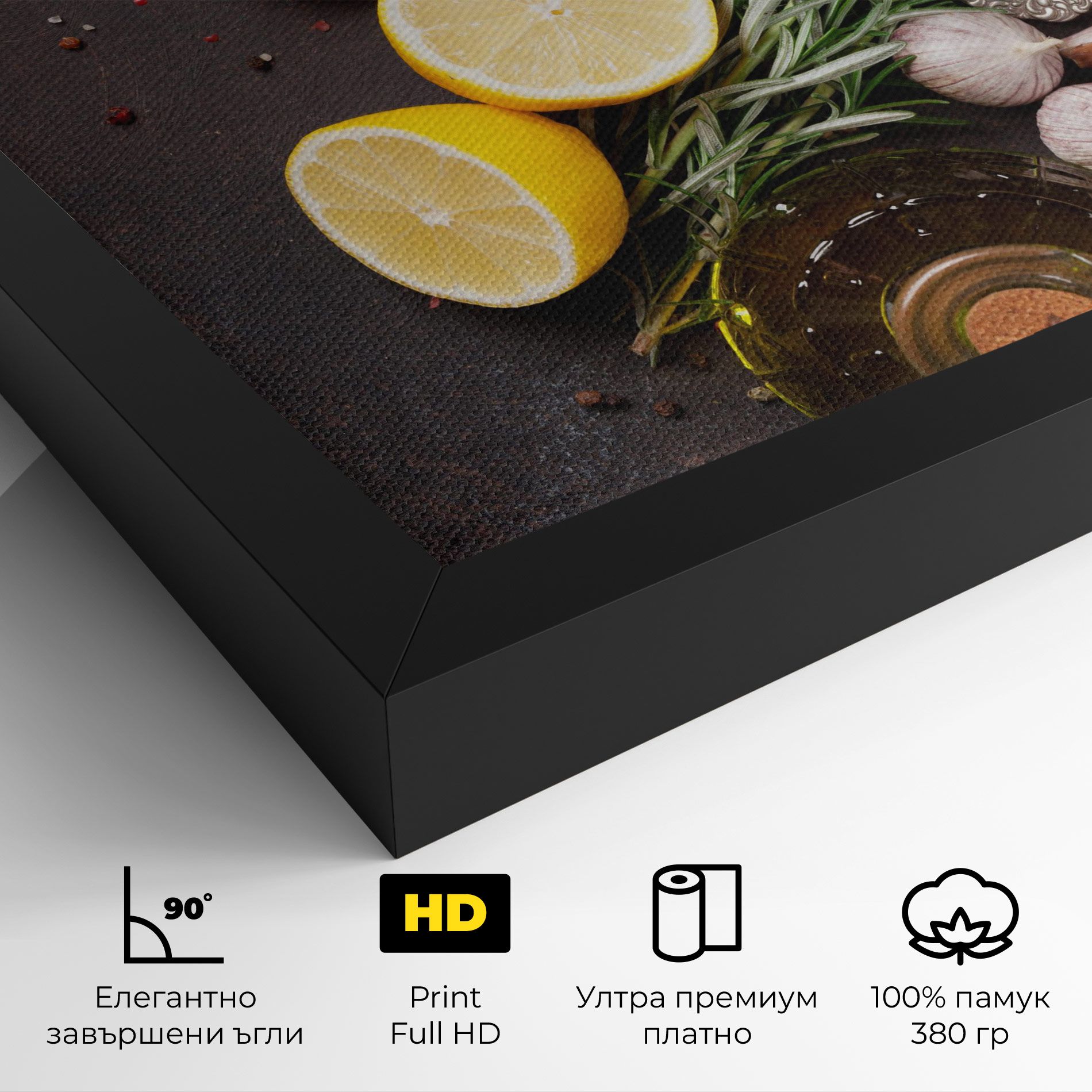 Spices On Stone Table mockup 4