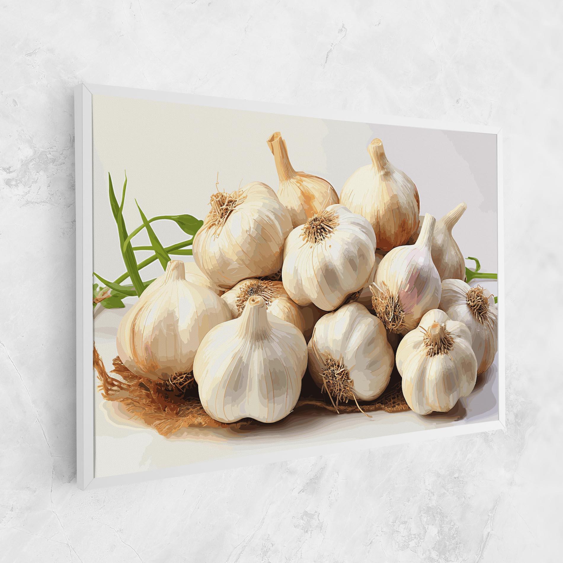 Картина на платно Garlic Art mockup 1