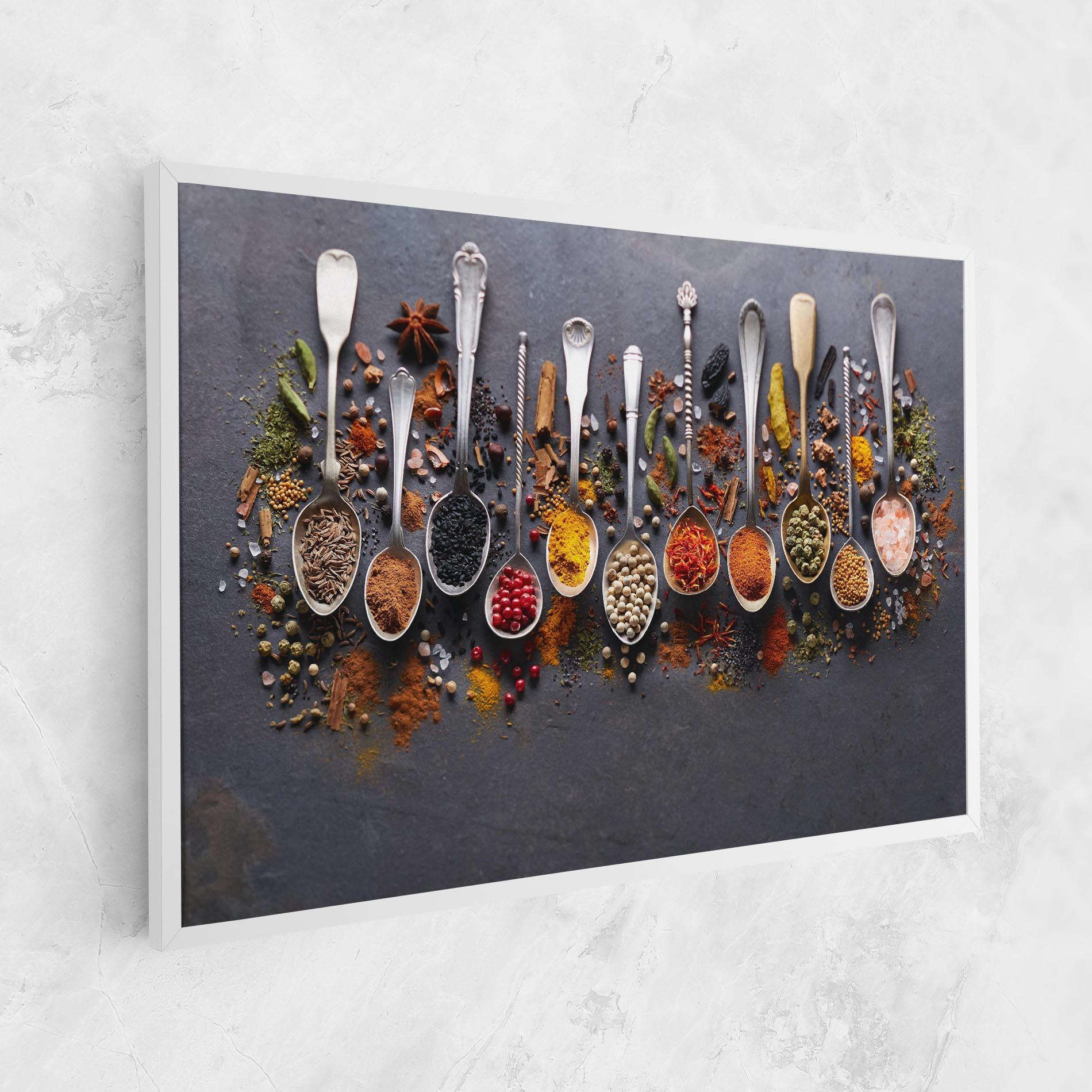 Картина на платно Spices Black Board mockup 1